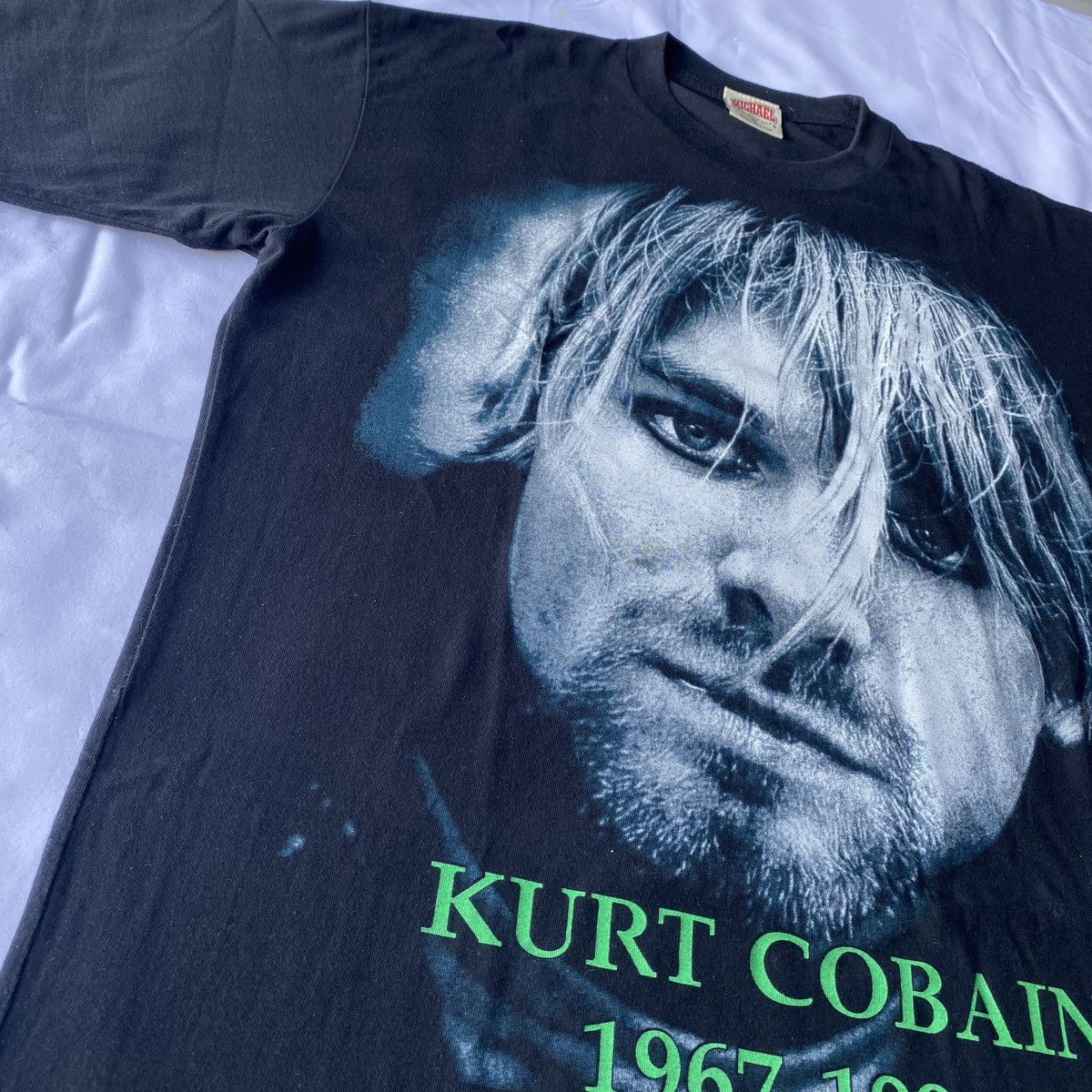 Band Tees × Vintage *RARE* VTG 90s Kurt Cobain 1967 - 1994 Memorial Size US XL / EU 56 / 4 - 9 Thumbnail