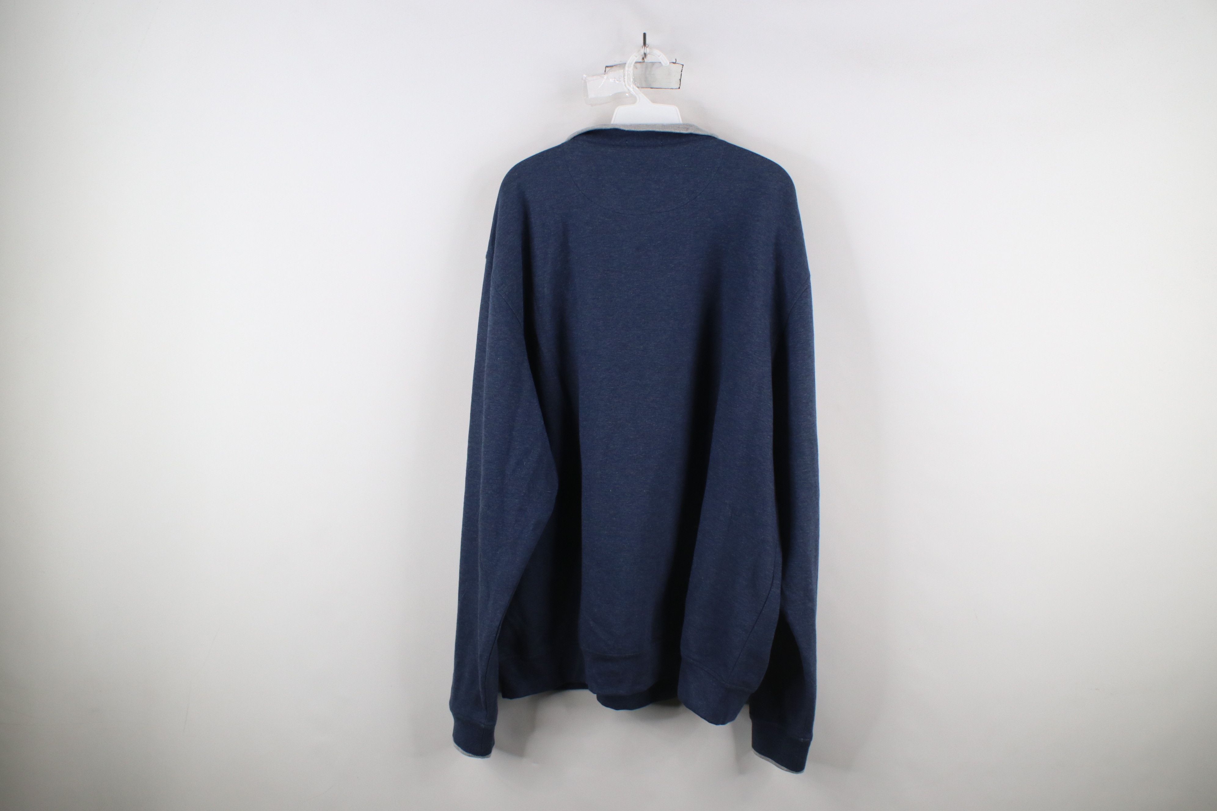 Vintage Oliver Ridley Touch Half Zip Pullover Sweater Heather Blue Size US XXL / EU 58 / 5 - 10 Thumbnail