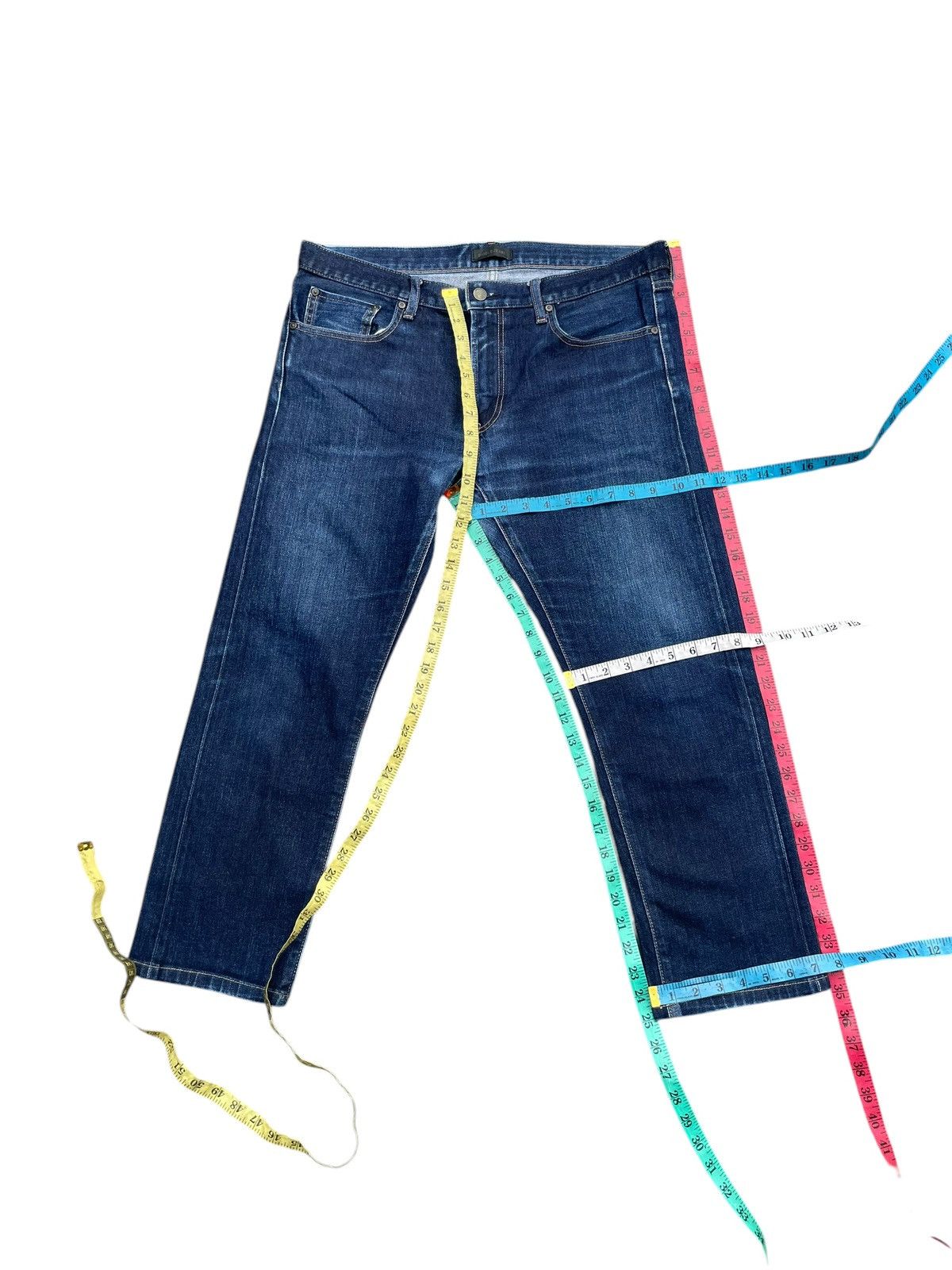 Japanese Brand × Uniqlo Uniqlo Kaihara Selvedge Denim Size US 37 - 11 Thumbnail