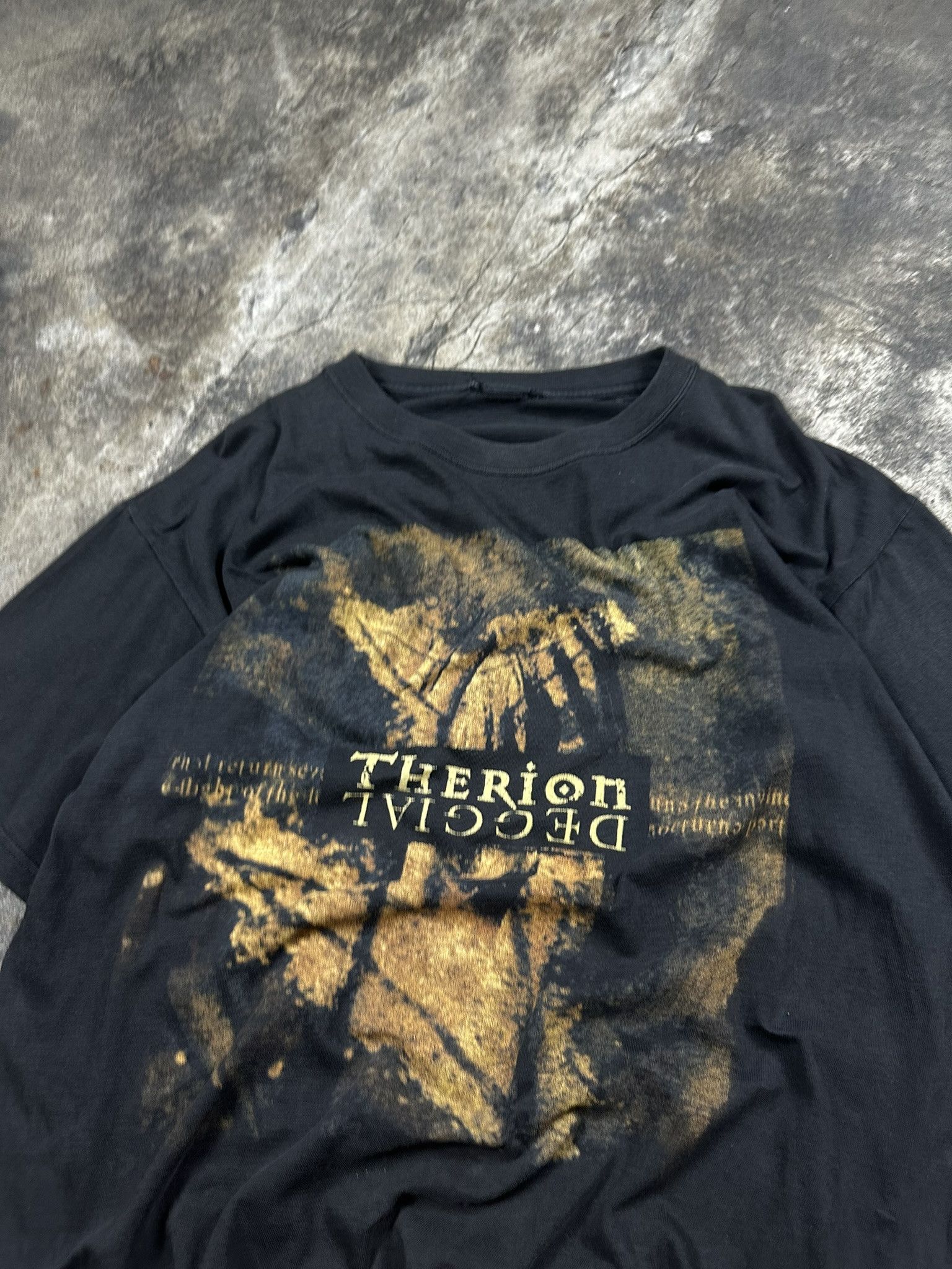 Band Tees 2000 Therion Deggial Death Metal T-shirt 00s Vintage Size US XL / EU 56 / 4 - 4 Thumbnail