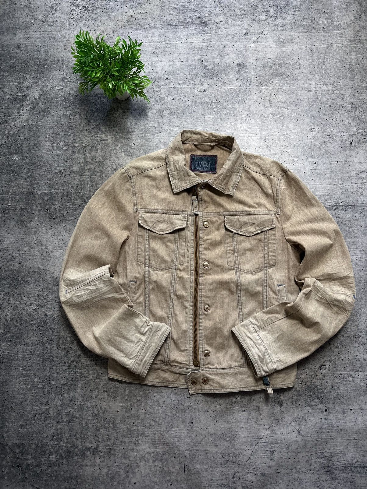Marithe + Francois Girbaud Vintage Marithe Francois Girbaud Faded Archive Y2K Jacket Size M / US 6-8 / IT 42-44 - 1 Thumbnail
