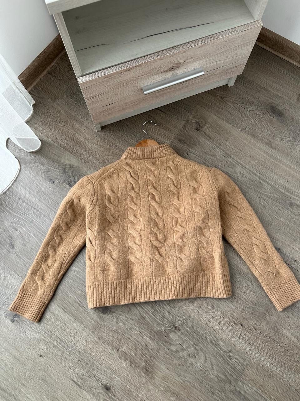 Polo Ralph Lauren × Vintage Vintage Polo Ralph Lauren Beige Cable Knit Sweater Size US XXS / EU 40 - 9 Thumbnail
