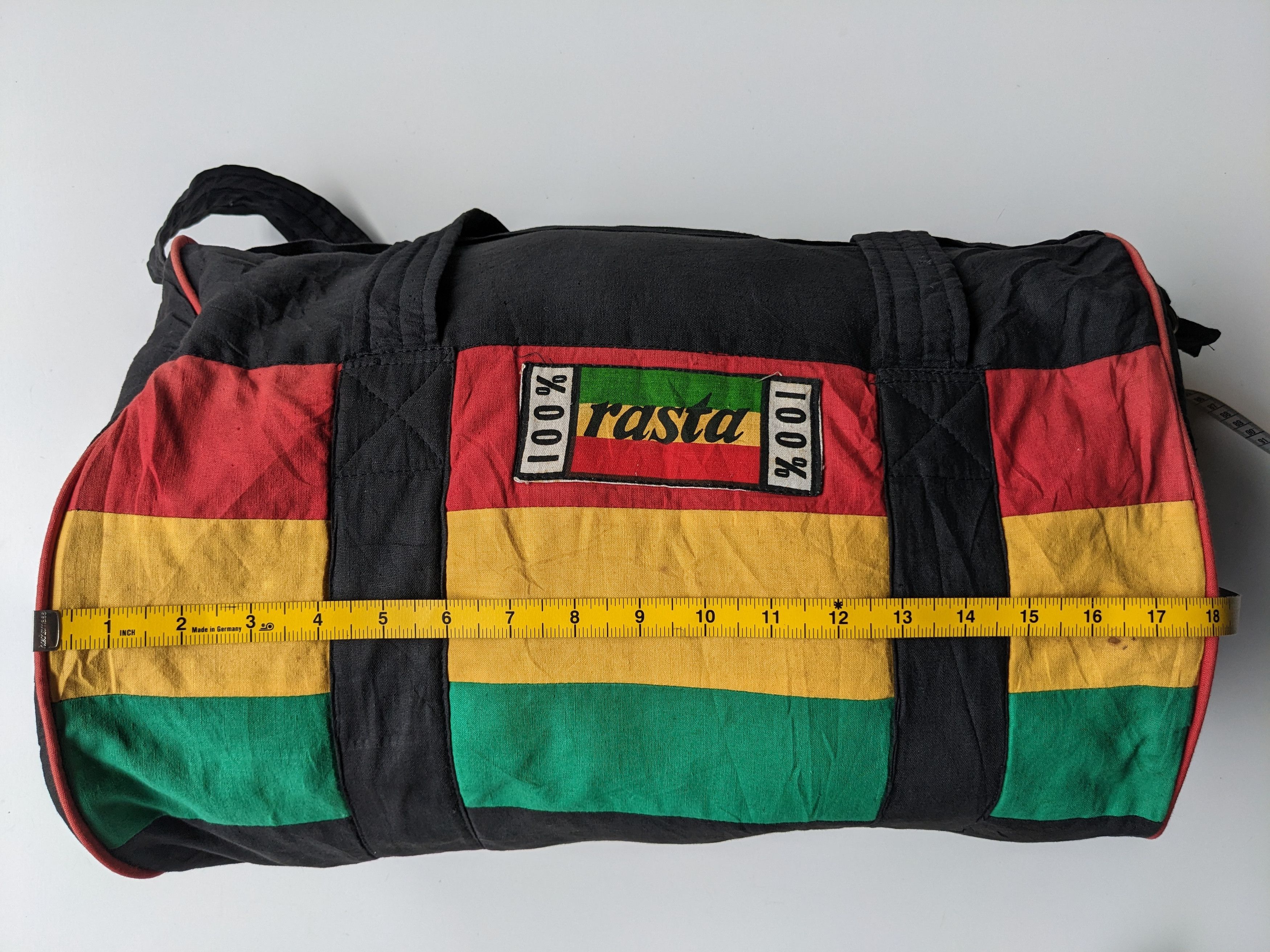 Bob Marley × Vintage Vintage Bob Marley & The Wailers rasta hemp travel bag Size ONE SIZE - 10 Thumbnail
