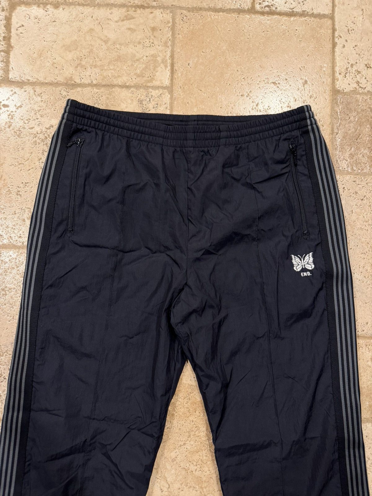 END. × Needles Needles x END Black / Gray Nylon Track Panfs Size US 36 / EU 52 - 6 Thumbnail