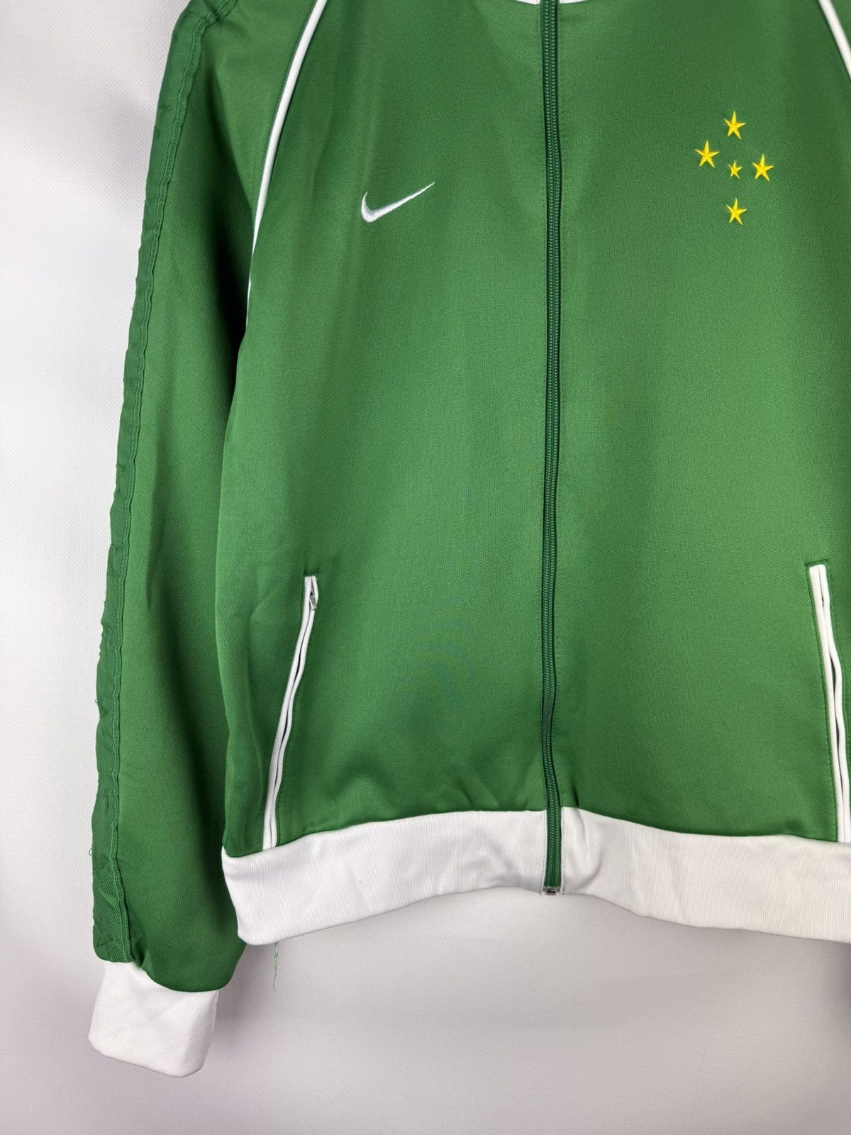 Nike Nike Brazil Vintage Soccer Track Top Jacket Size M Size US M / EU 48-50 / 2 - 7 Thumbnail