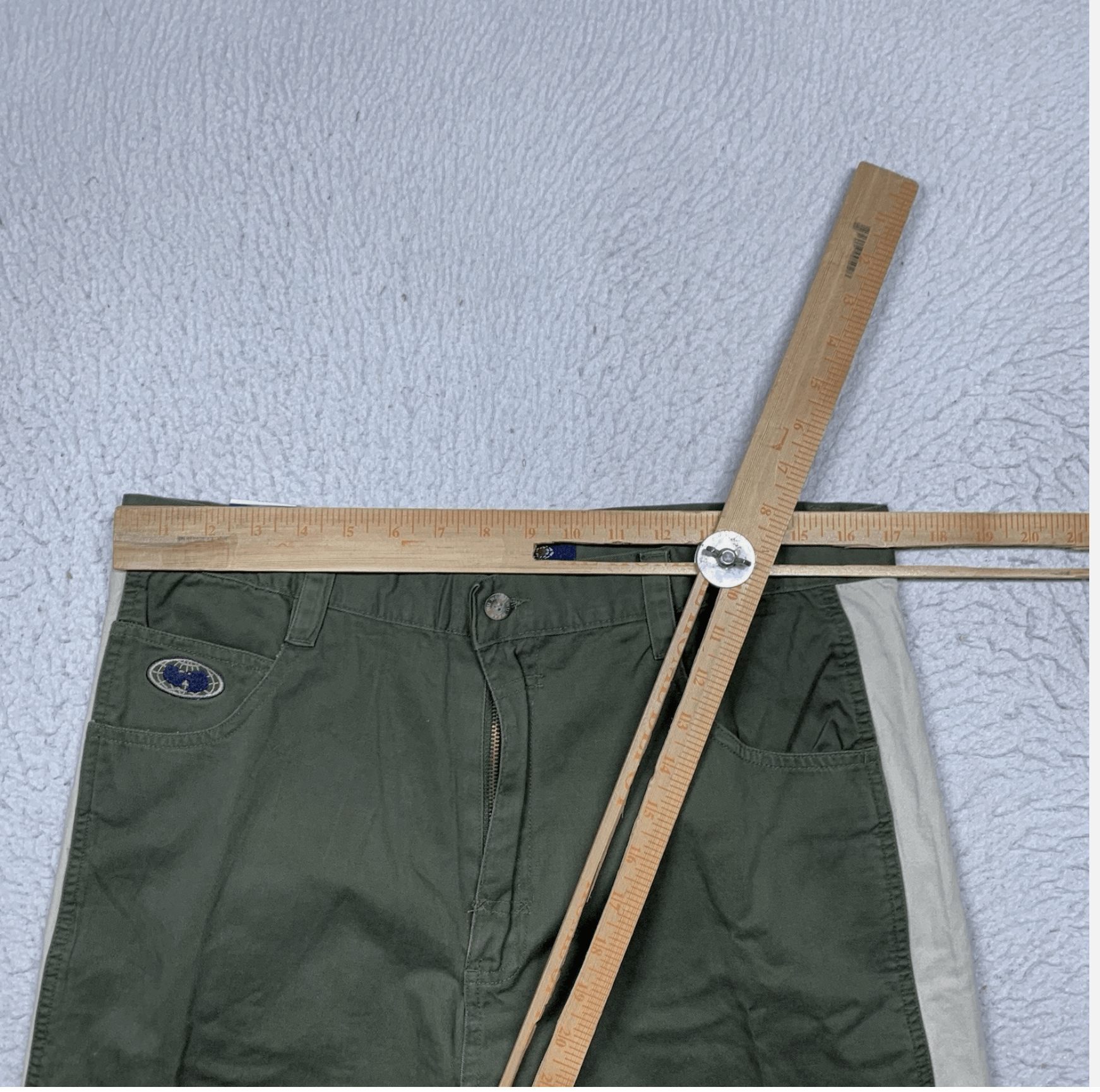 Wu-Tang Clan VINTAGE Wu Wear Pants 34x32 Green Twill Casual 90s Mens Size US 34 / EU 50 - 10 Thumbnail