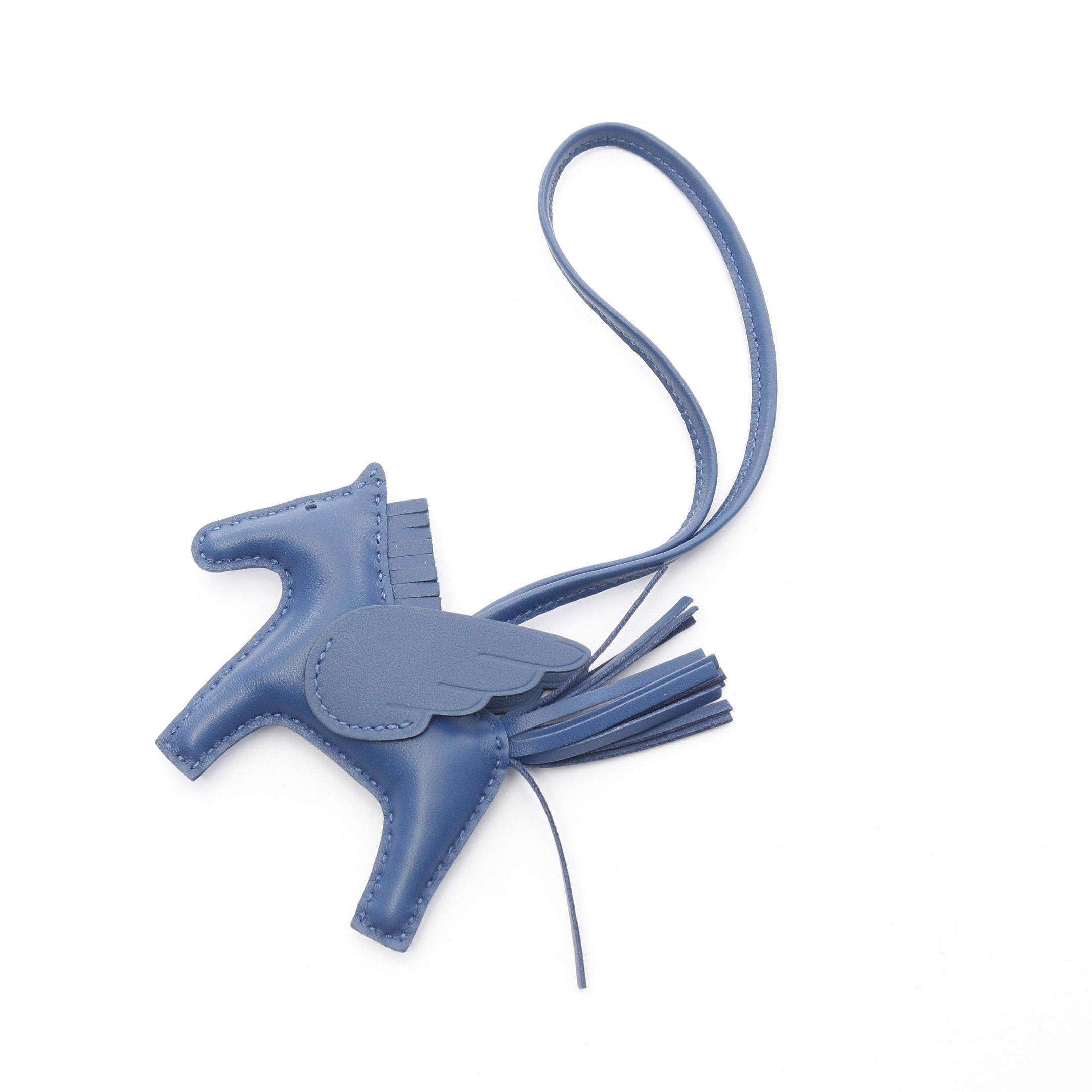 Hermes Hermes Rodeo Pegasus Pm Blue France Bag Charm Veau Swift Aagneau Navy Double Engraved Size ONE SIZE - 1 Thumbnail