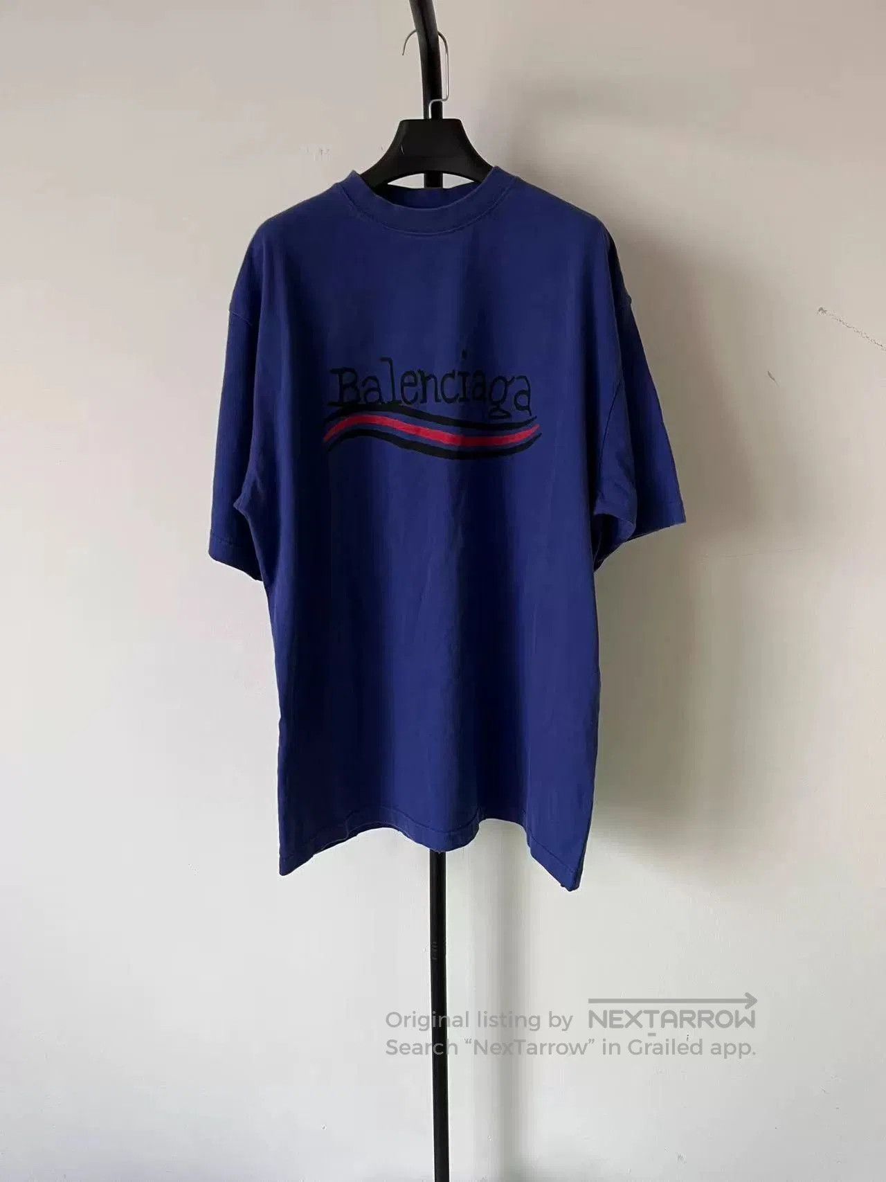 Balenciaga Balenciaga Logo Print Oversized Men's T-Shirt. Size US M / EU 48-50 / 2 - 1 Thumbnail