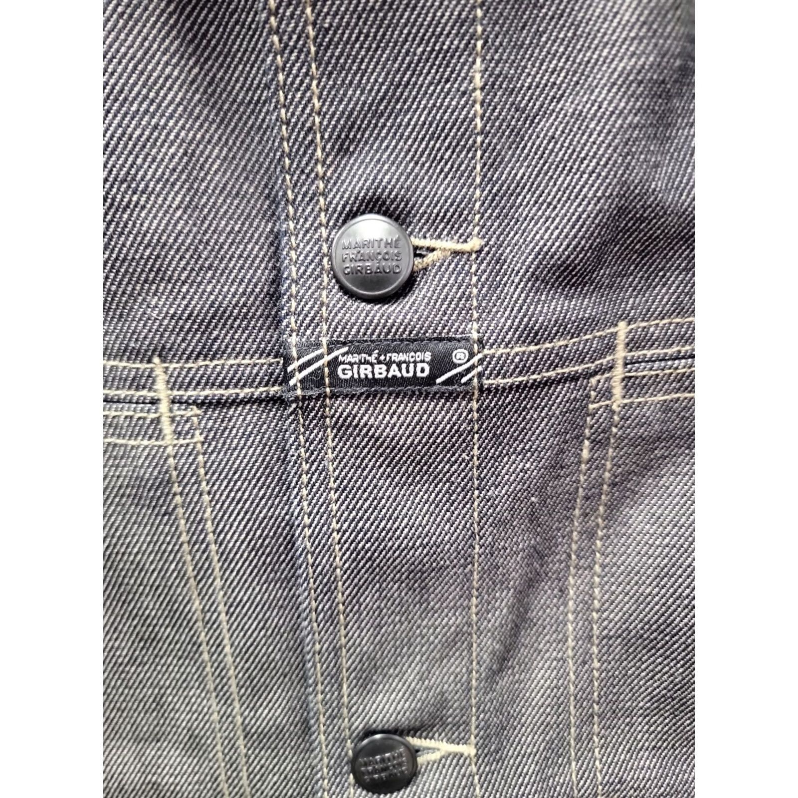 Vintage VINTAGE Marithe + Francois Girbaud Jacket Mens XL Denim Military Collared Pockets Logo Size US XL / EU 56 / 4 - 3 Thumbnail