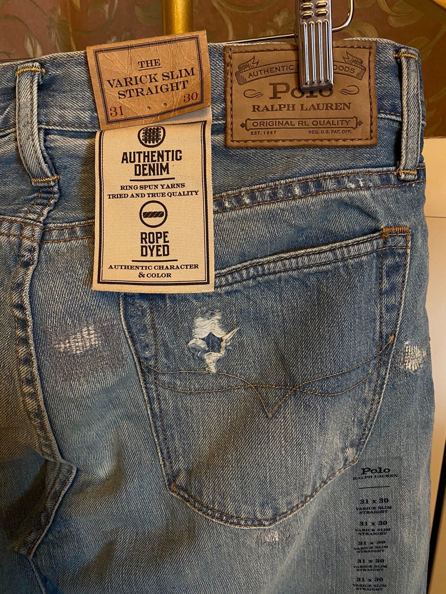 Ralph Lauren RALPH LAUREN RRL RL JEANS NEW 31*30 Size US 31 - 4 Thumbnail