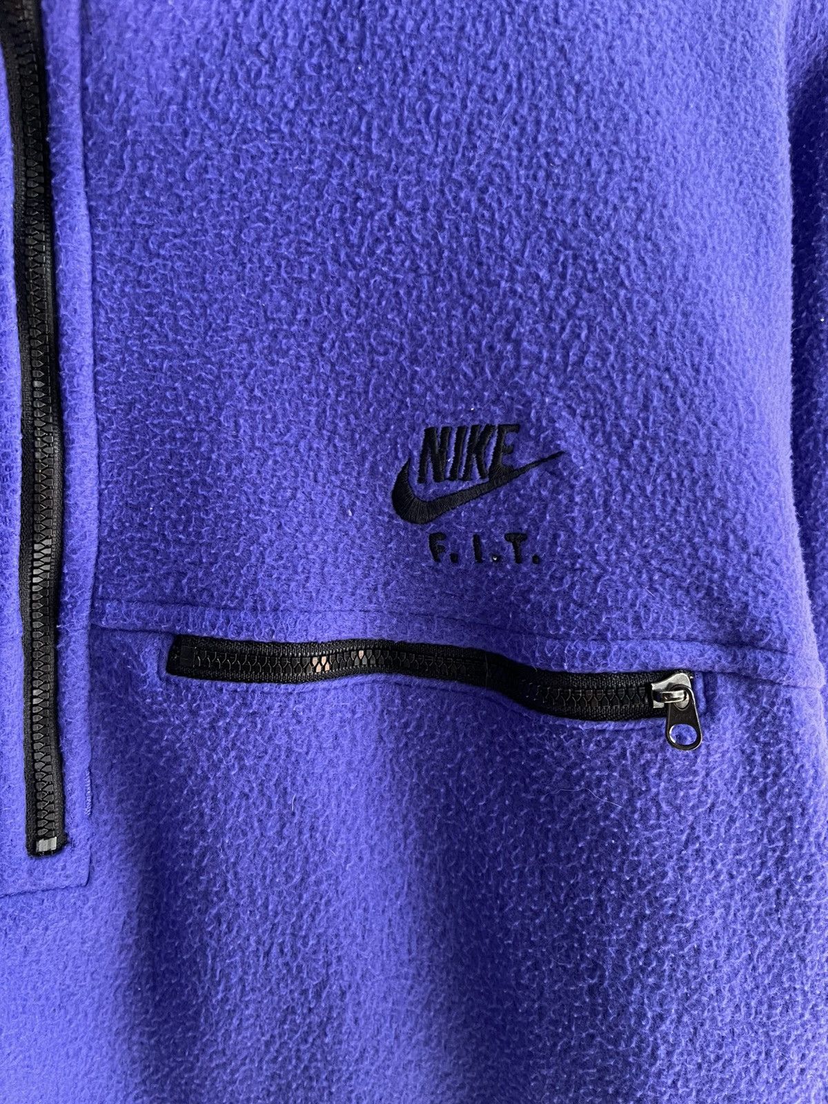 Nike Vintage Nike Pocket Fleece 80s Size US L / EU 52-54 / 3 - 3 Thumbnail