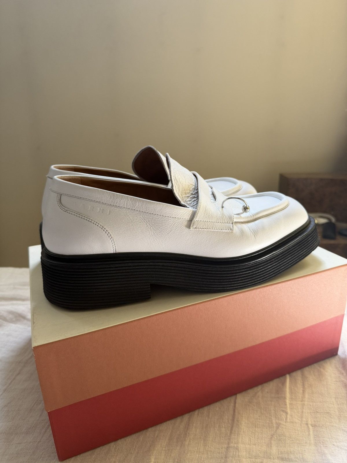 Marni Marni Square Toe Pierced Moccasin / Loafer Size US 11 / EU 44 - 4 Thumbnail