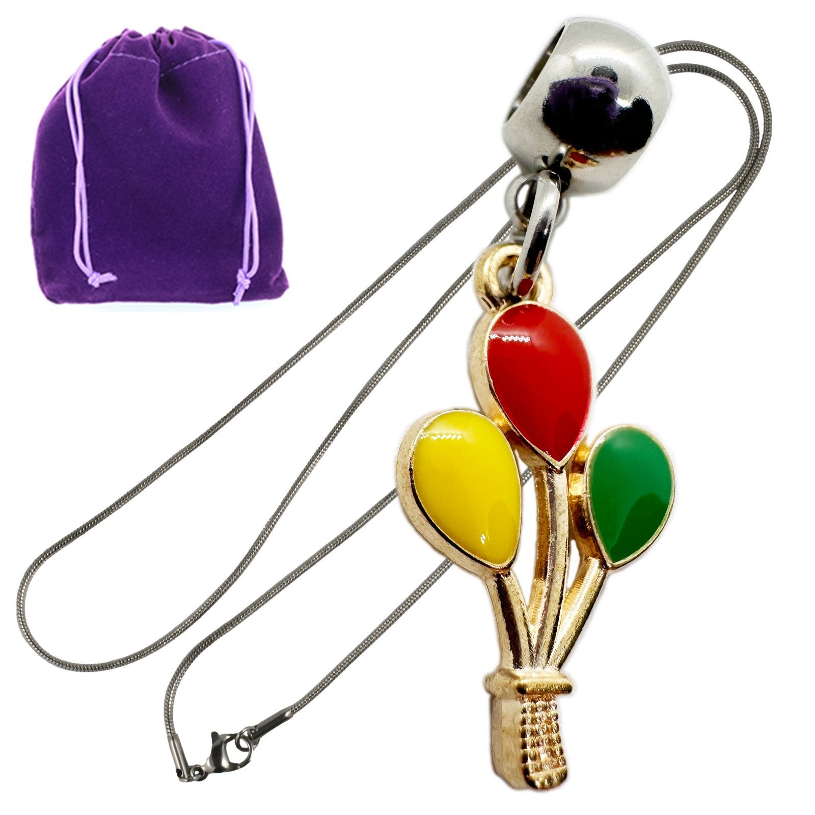 & Other Stories Balloon Necklace with Metal Alloy Charm - Elegant Balloons Size ONE SIZE - 1 Thumbnail