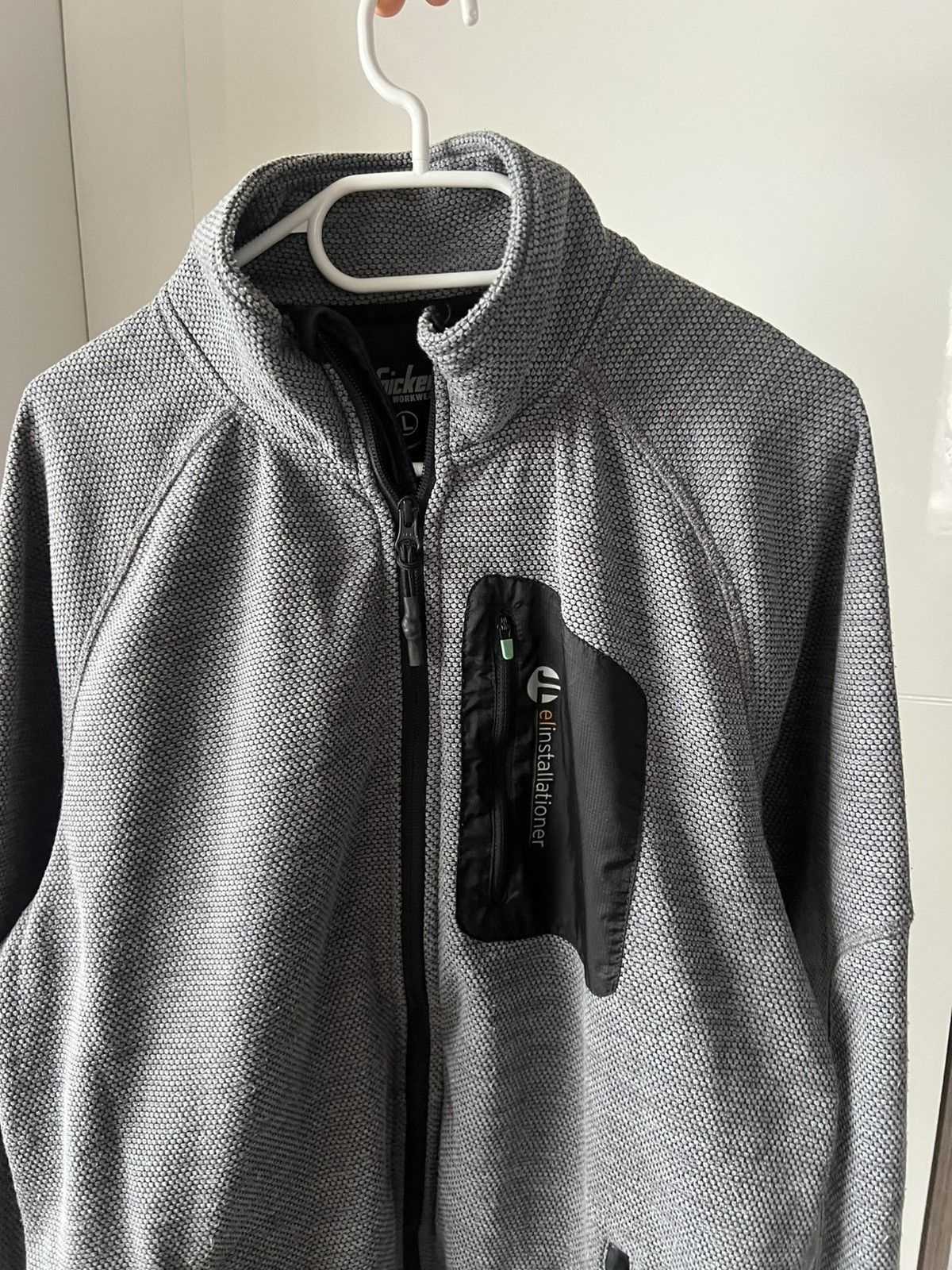 Other Snickers Workwear Zip Ykk Embroidered Logo Polyester Jacket Size US L / EU 52-54 / 3 - 3 Thumbnail