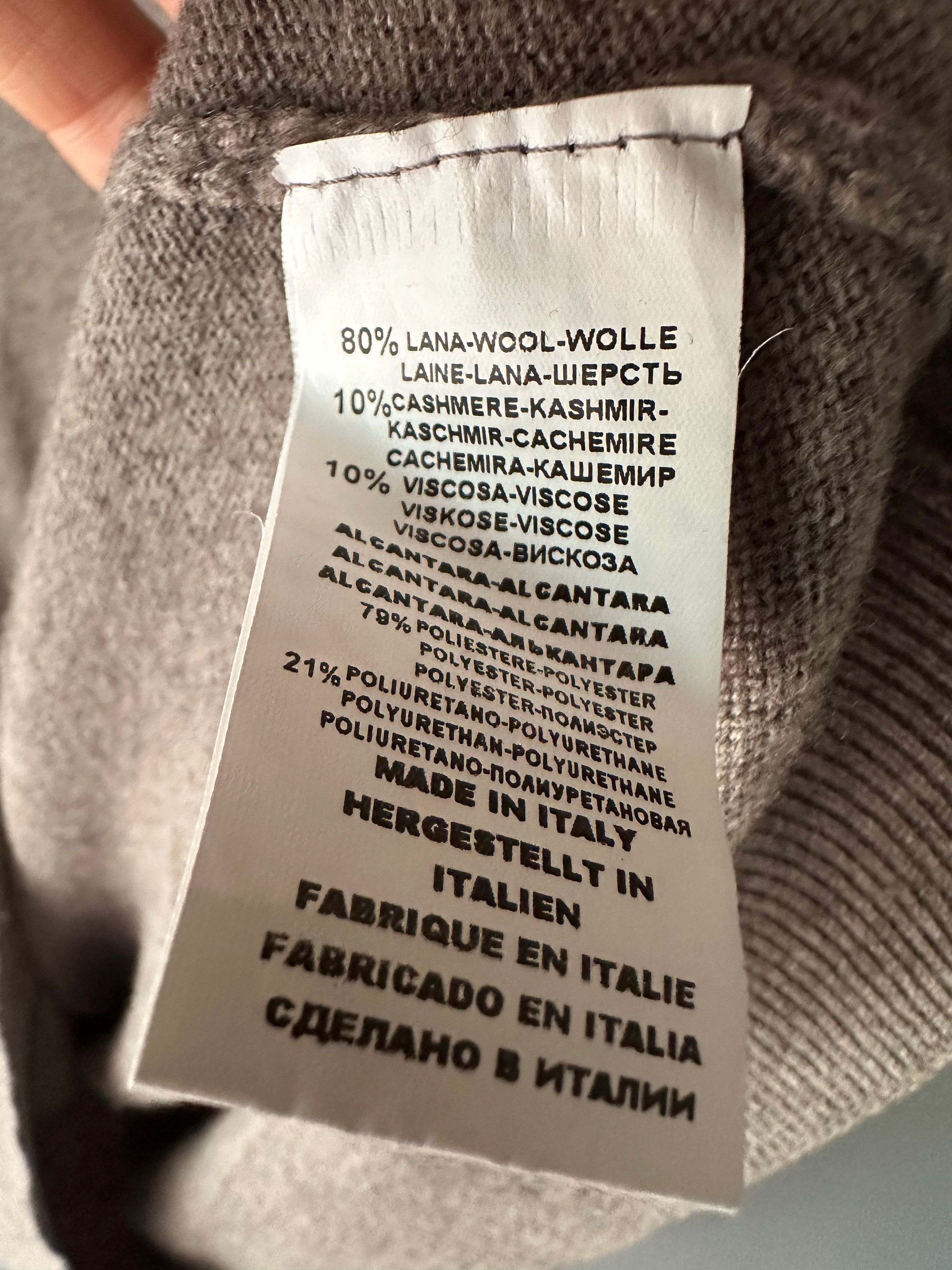 Gran Sasso Gran Sasso Wool Cashmere jumper sweater v neck Size US XL / EU 56 / 4 - 9 Thumbnail