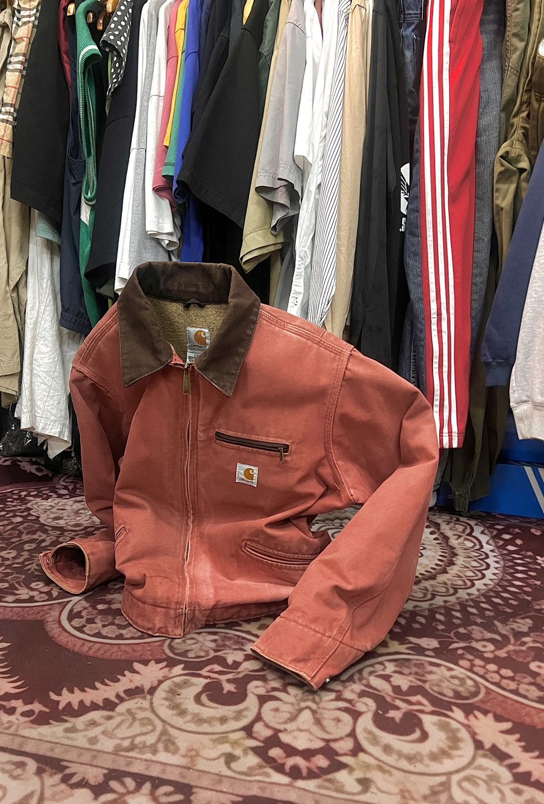 Carhartt Carhartt Sandstone Duck Women’s Detroit Jacket Size US S / EU 44-46 / 1 - 1 Thumbnail