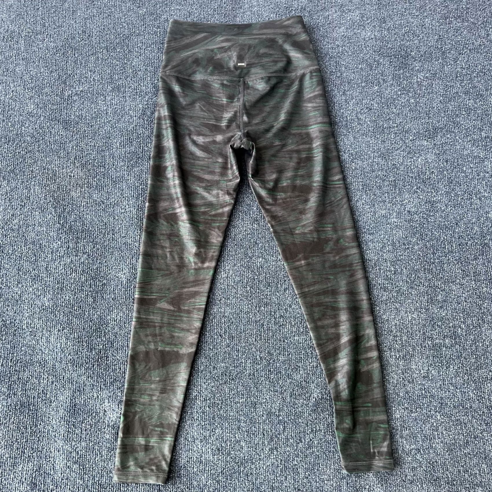 Prana prAna Leggings Womens XS Black Green High Rise Yoga Athletic Pocket Size 26" / US 2 / IT 38 - 4 Thumbnail