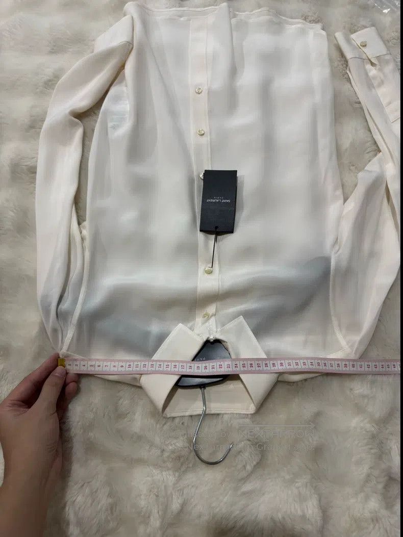Saint Laurent Paris Saint Laurent Paris Silk Shirt Size XS / US 0-2 / IT 36-38 - 7 Thumbnail