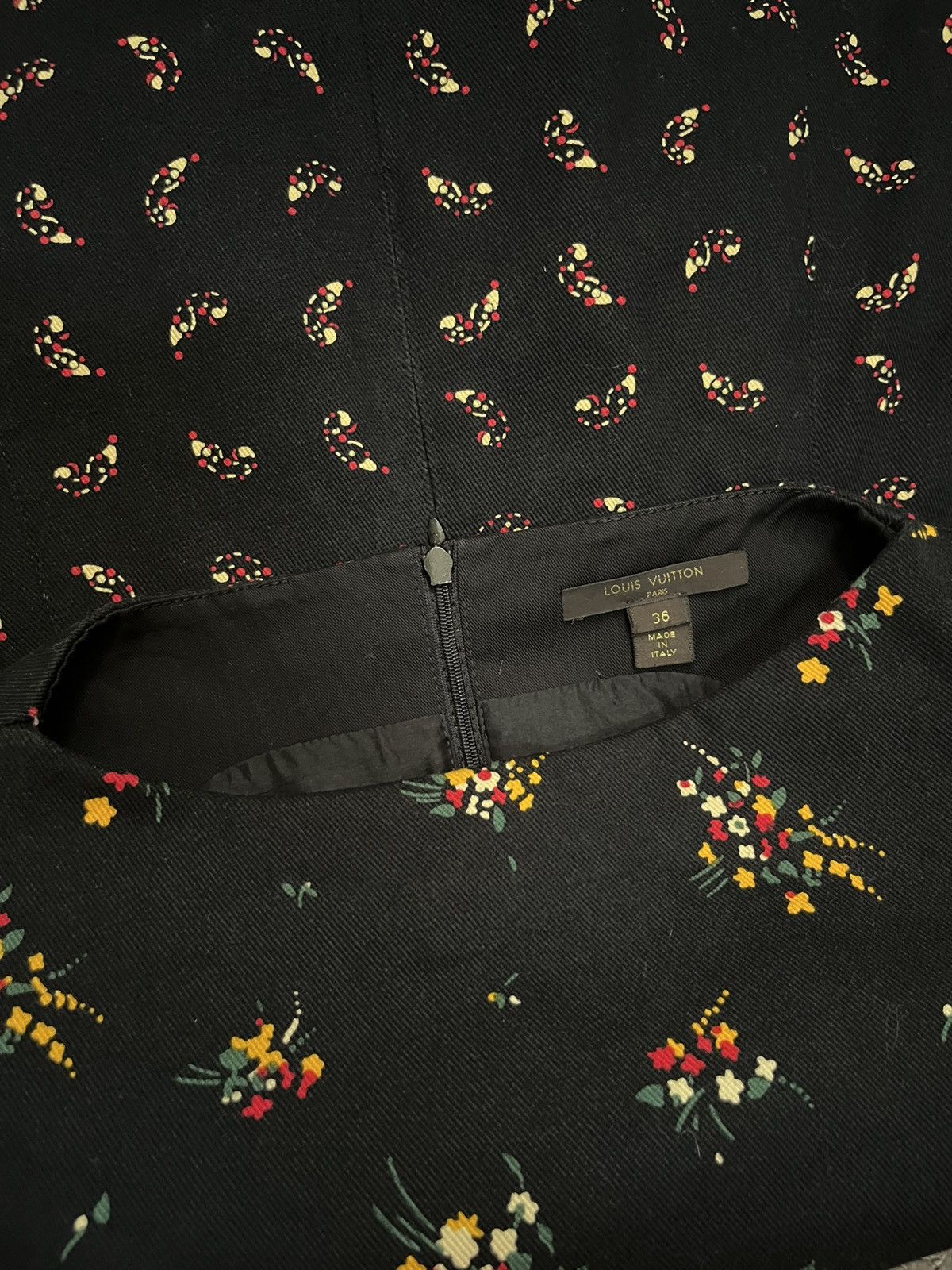Louis Vuitton SS17 Tent dress floral by Nicolas Ghesquiere #B3 Size S / US 4 / IT 40 - 5 Thumbnail