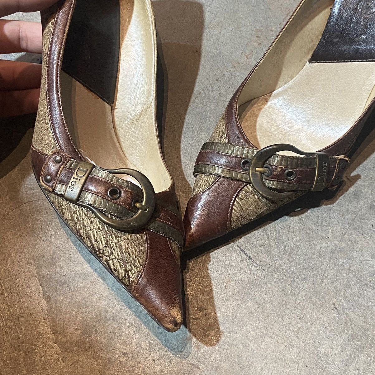 Dior Dior by John Galliano Monogram Heels Size US 5.5 / IT 35.5 - 3 Thumbnail