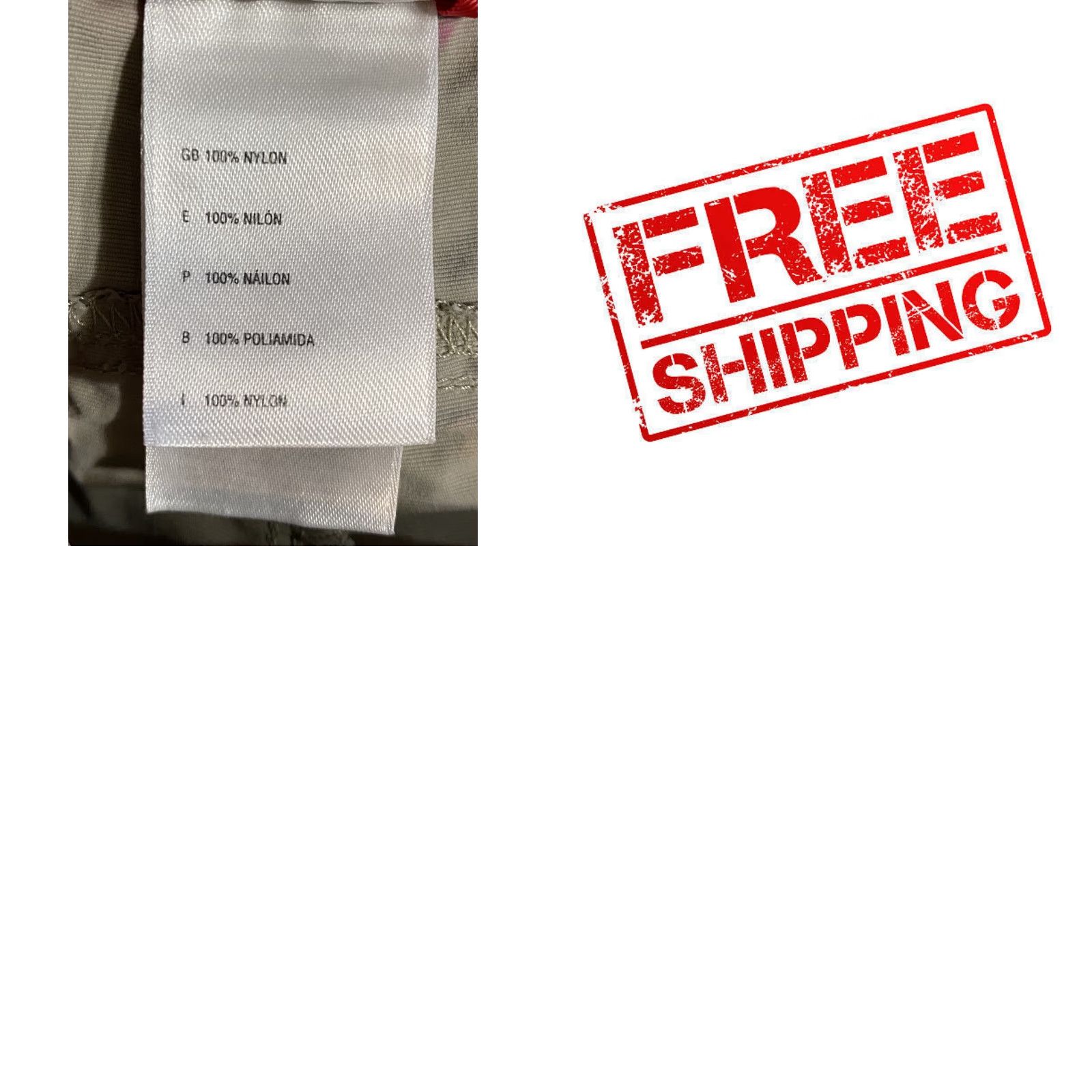 The North Face The North Face Khaki Shorts Mens Nylon Flat Front Zip Pocket Hiking Large Size US 33 - 8 Thumbnail