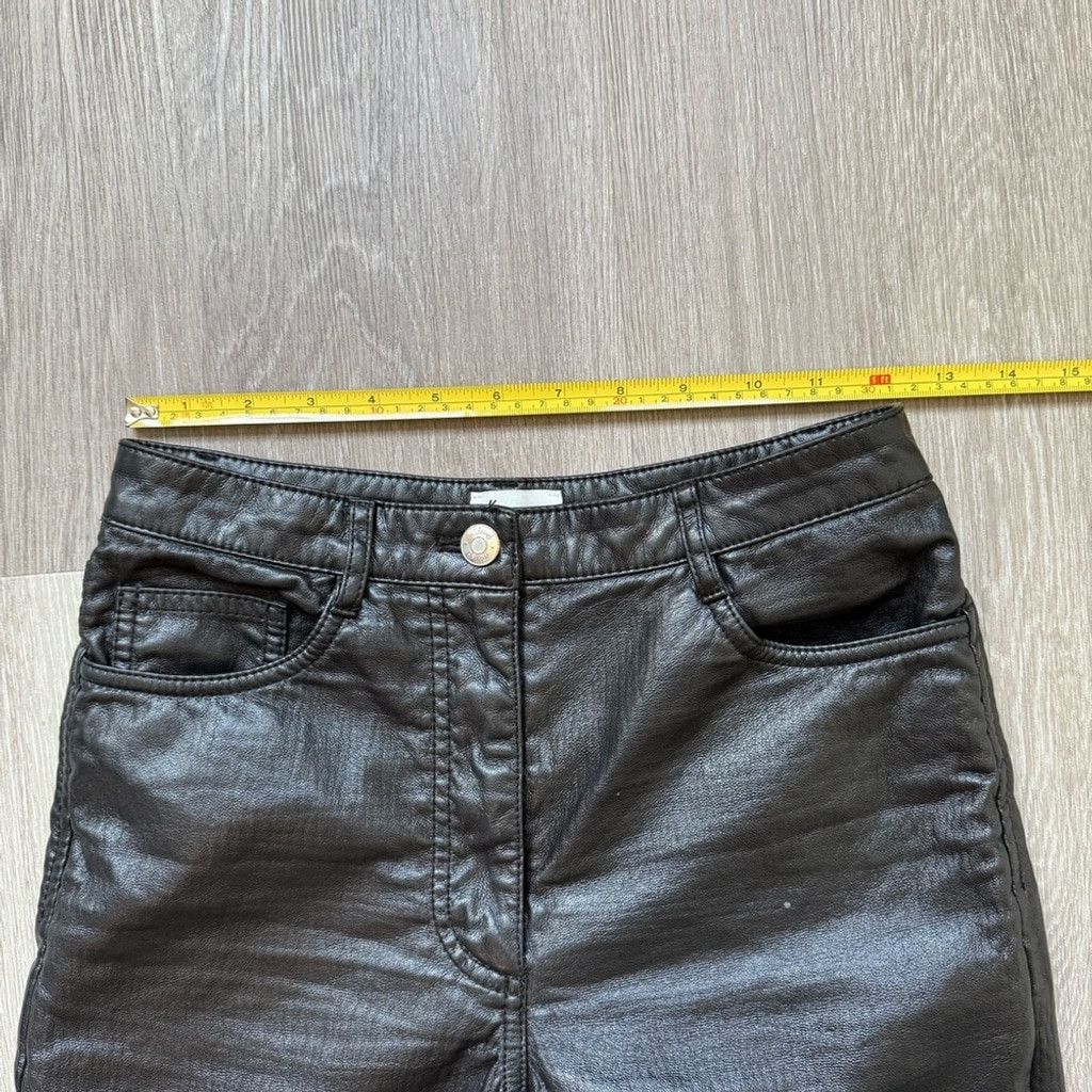 Aritzia Wilfred Black Vegan Leather Melina Trousers Size 26" / US 2 / IT 38 - 10 Thumbnail