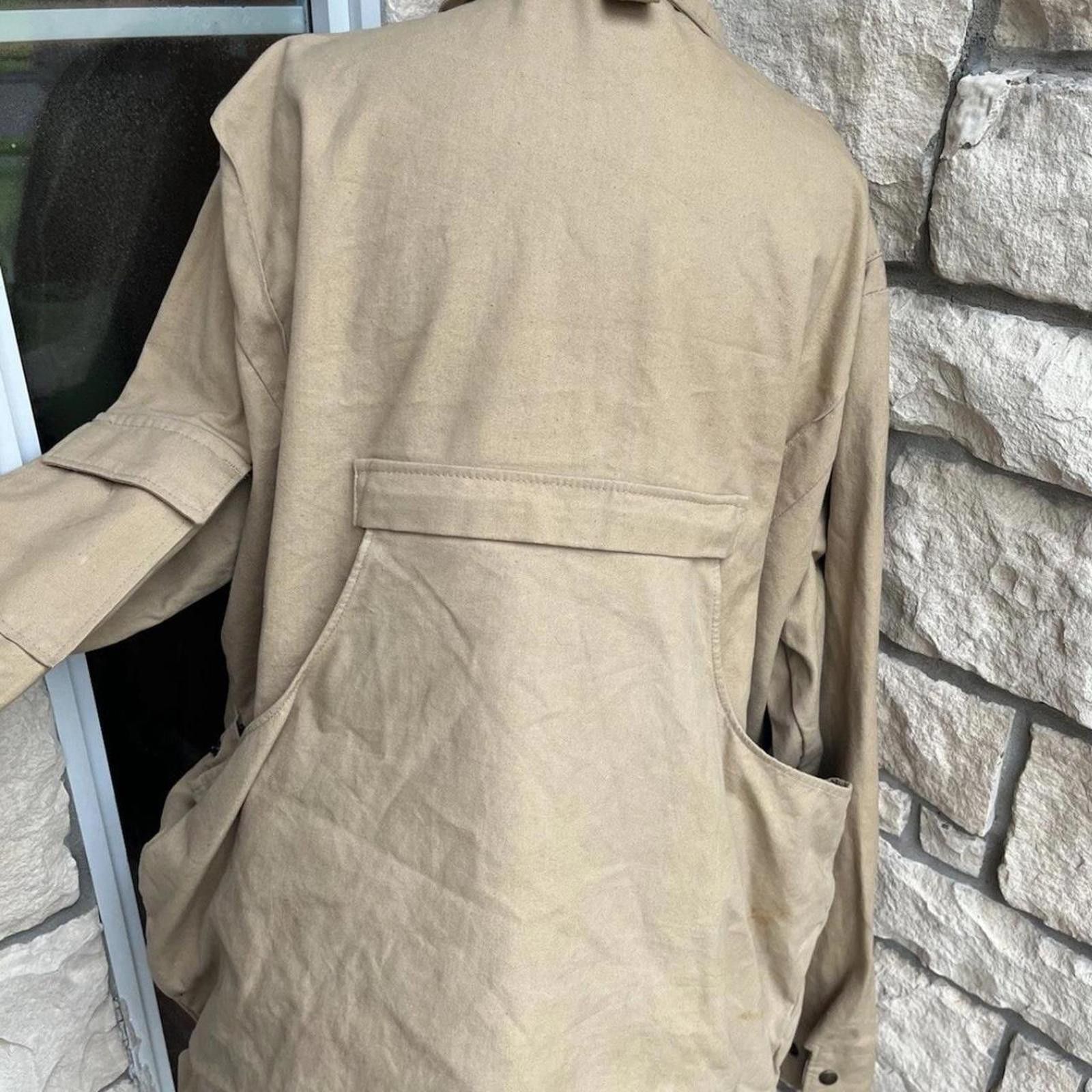 Other Tan and cream vintage 90s jacket with a relaxed fit #tan Size US XL / EU 56 / 4 - 2 Thumbnail