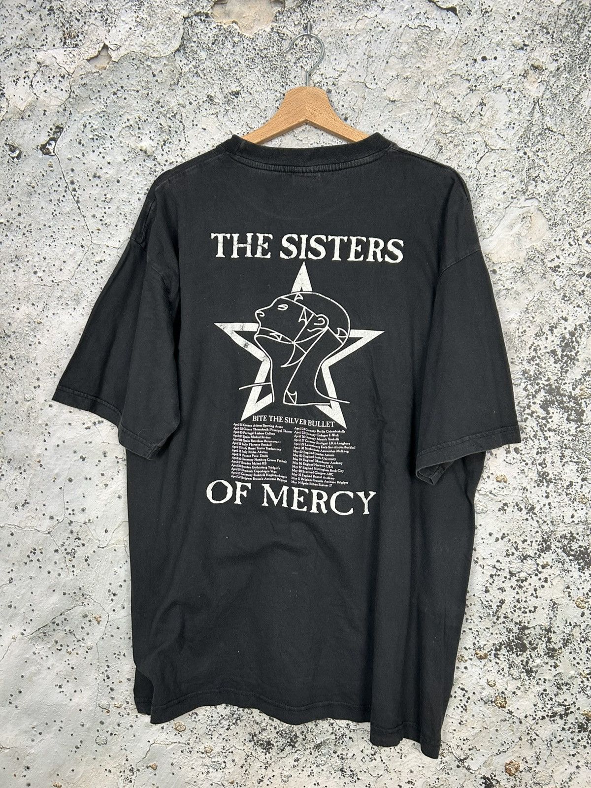 Band Tees Vintage The Sisters Of Mercy Rock Band Tee Grunge Tour Size US XXL / EU 58 / 5 - 1 Thumbnail