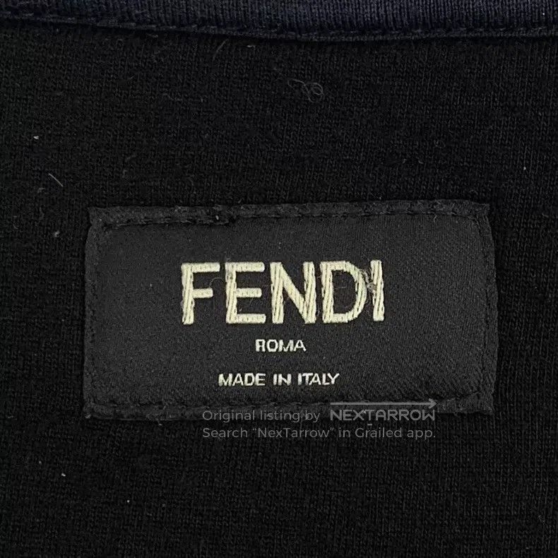 Fendi Fendi Black Insect Print Crew Neck Long Sleeve Sweatshirt Size US M / EU 48-50 / 2 - 6 Thumbnail