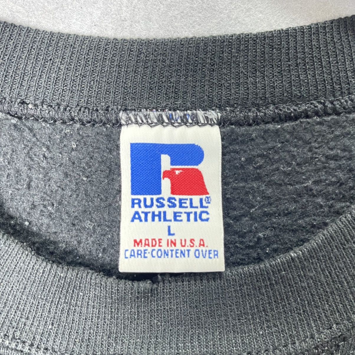 Russell Athletic Vintage Russell Athletic Blank Crewneck Sweatshirt Black Size US L / EU 52-54 / 3 - 9 Thumbnail