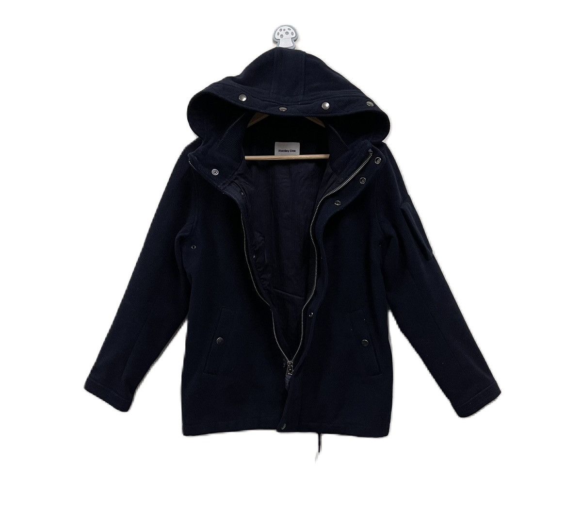 monkey time Monkey Time Melton Hoodie Jacket By United Arrows Size US M / EU 48-50 / 2 - 2 Thumbnail