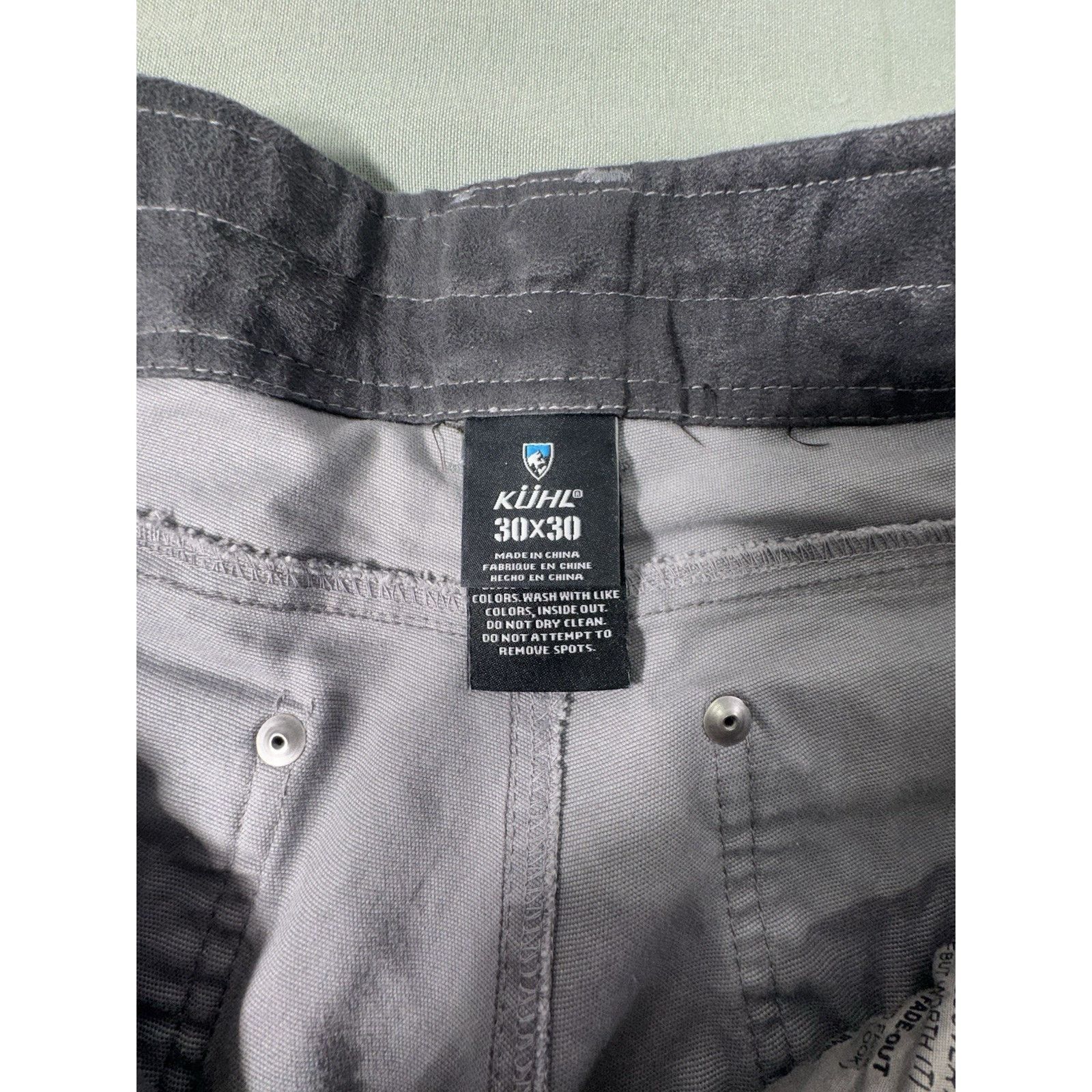 Kuhl Kuhl Kanvus Pants Mens 30x30 Gray Outdoor Hiking Canvas Size US 30 / EU 46 - 6 Thumbnail