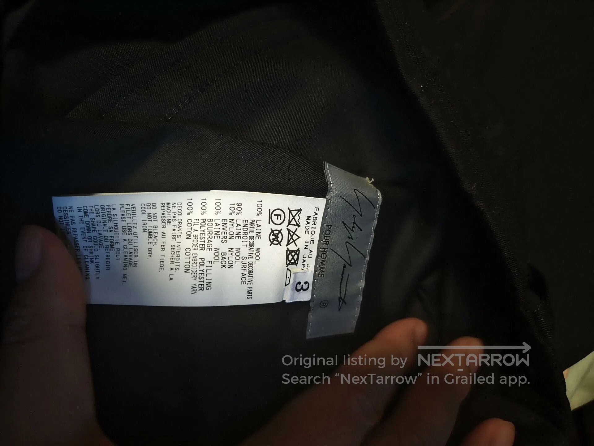 Yohji Yamamoto Yohji Yamamoto Gaba Black Drawstring Pants. Size US 34 / EU 50 - 7 Thumbnail