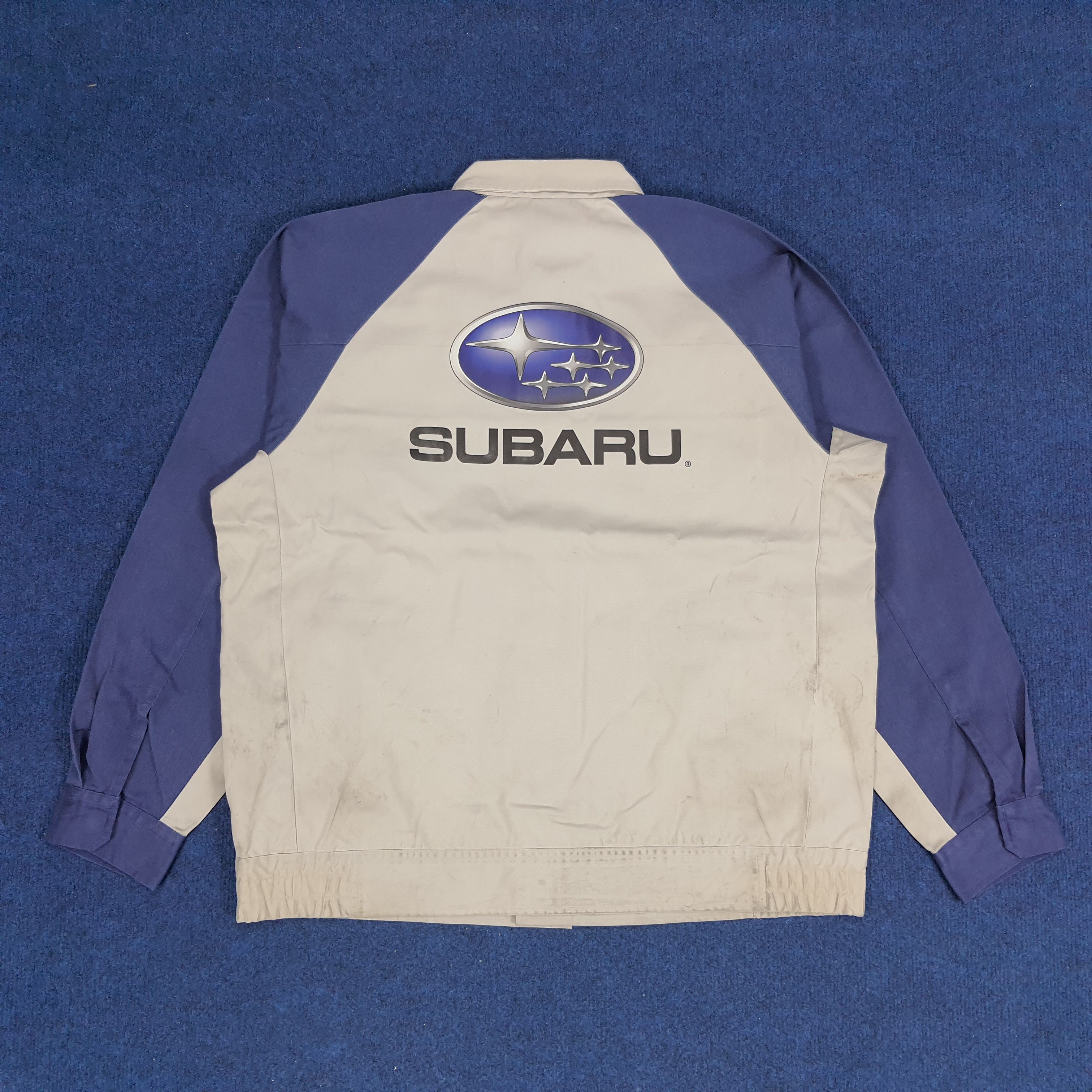 Japanese Brand × Vintage Vintage Subaru Motorsports Japanese Brand Racing Jacket Size US L / EU 52-54 / 3 - 1 Thumbnail