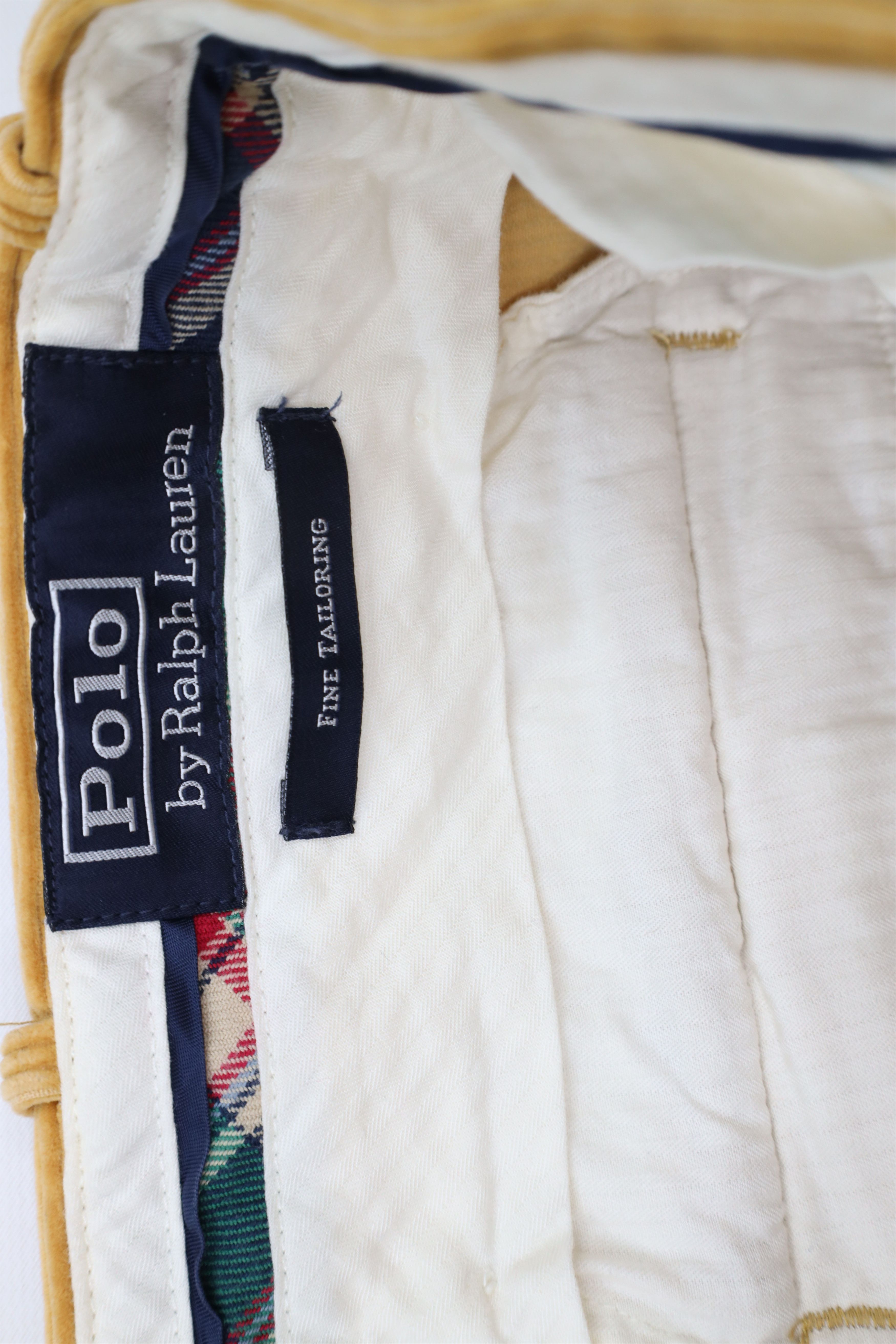Ralph Lauren × Vintage Vintage 90s Ralph Lauren Heavy Fine Tailoring Corduroy Pants Size US 36 / EU 52 - 7 Thumbnail