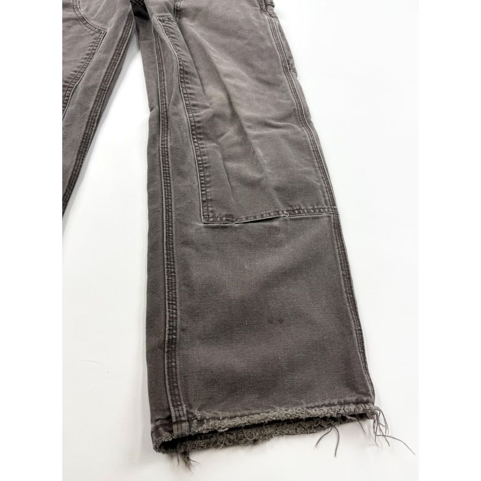 Carhartt Carhartt Pants Mens 32x28 Gray Relaxed Fit Canvas Carpenter Workwear Utility Size US 32 / EU 48 - 3 Thumbnail