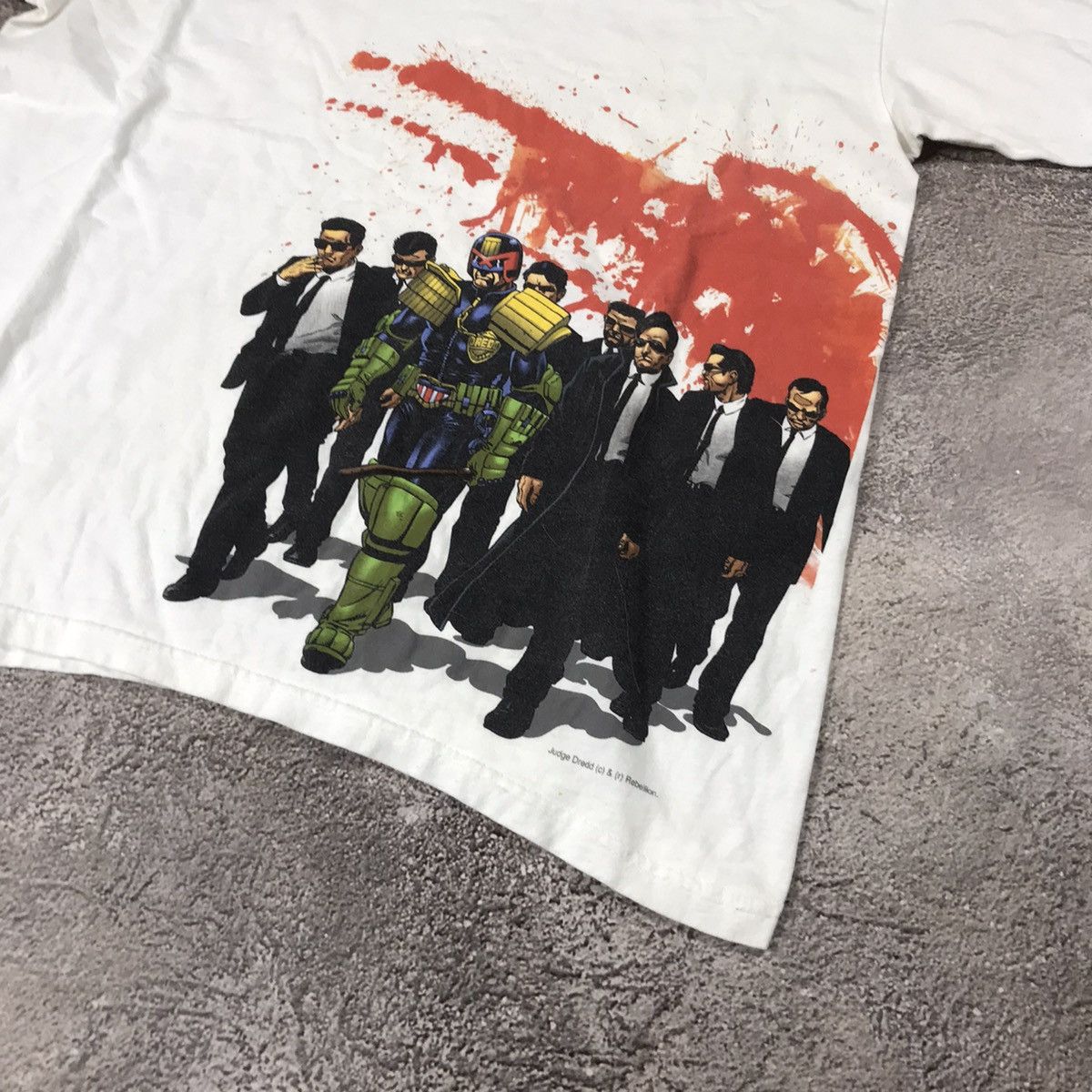 Vintage Vintage Y2K Graphic Tee Judge Dredd Movie Streetwear Slim L Size US L / EU 52-54 / 3 - 3 Thumbnail