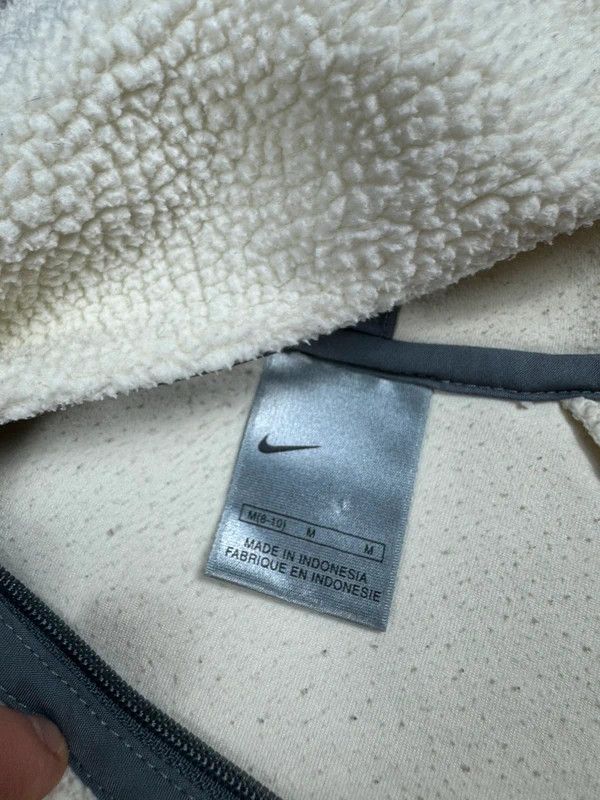 Nike Vintage Nike fleece white cream M logo 00 Size M / US 6-8 / IT 42-44 - 5 Thumbnail