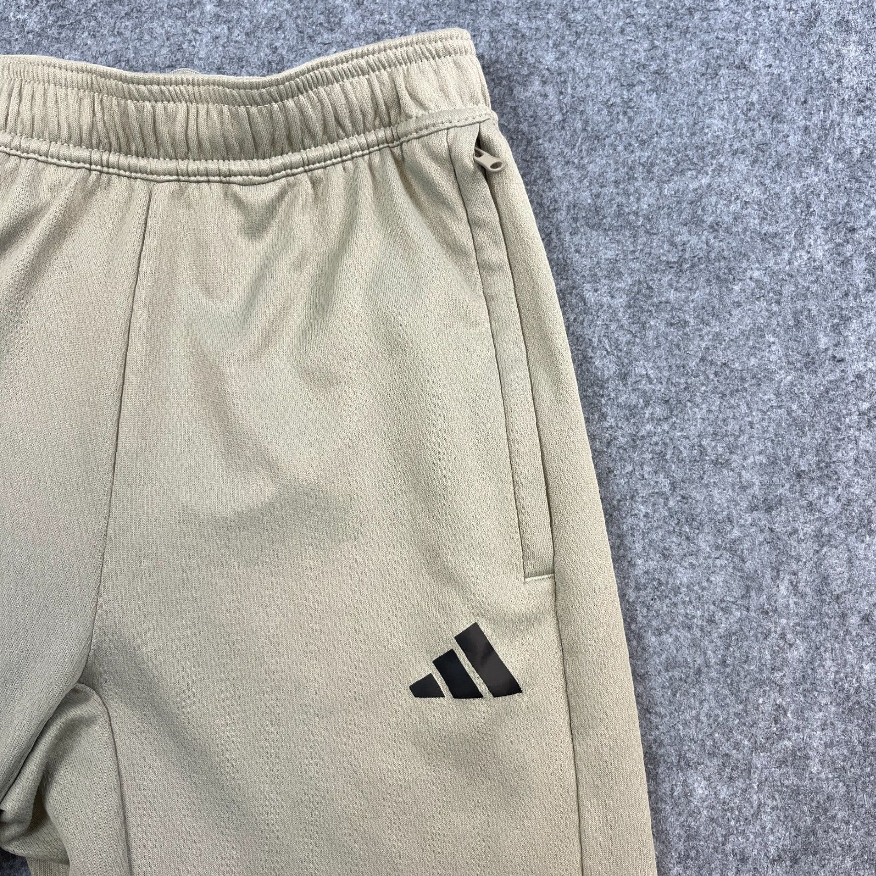 Adidas Adidas Mens Track Pants Sweat Joggers S Green Camouflage Print Trousers Regular Fit Pockets Waist 28in Size US 29 - 7 Thumbnail