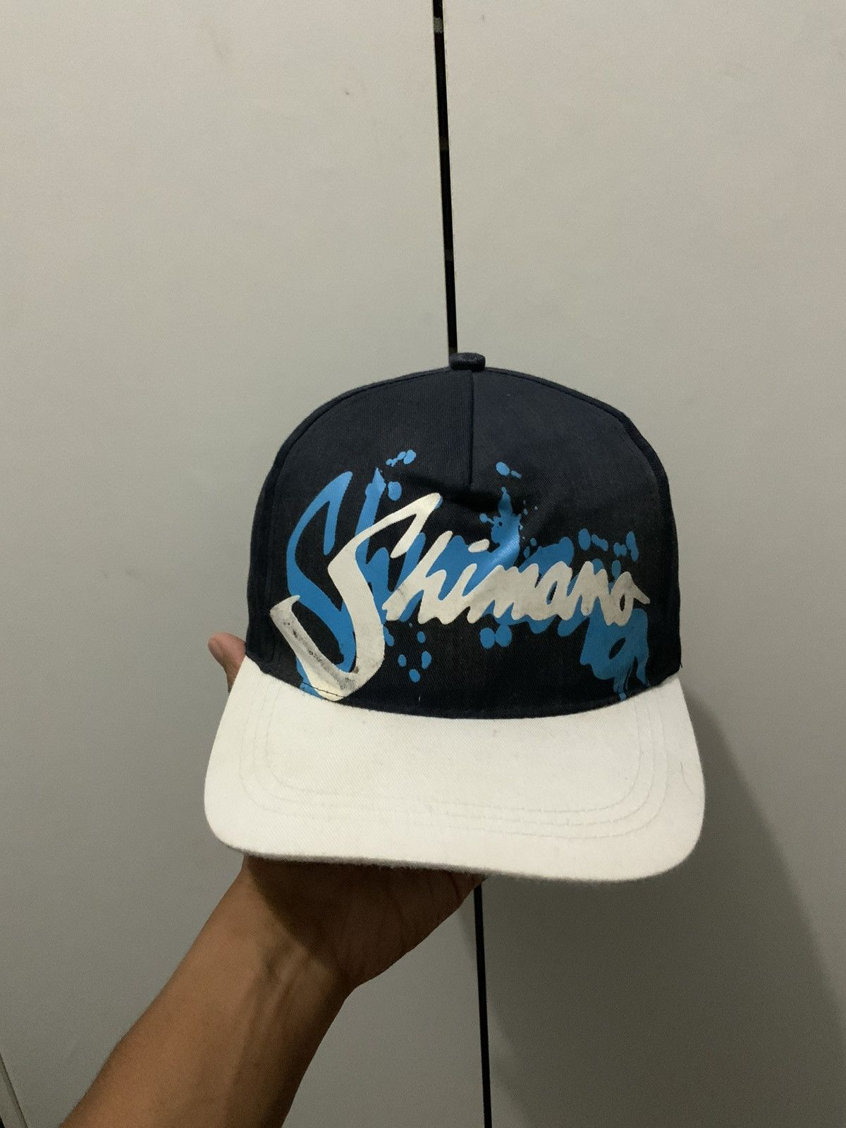 Japanese Brand Shimano Fishing Indigo Japan Hat Size ONE SIZE - 5 Thumbnail