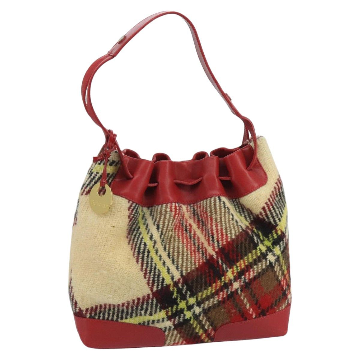 Burberry Beige Wool Shoulder Bag (Pre-Owned) Size ONE SIZE - 1 Thumbnail