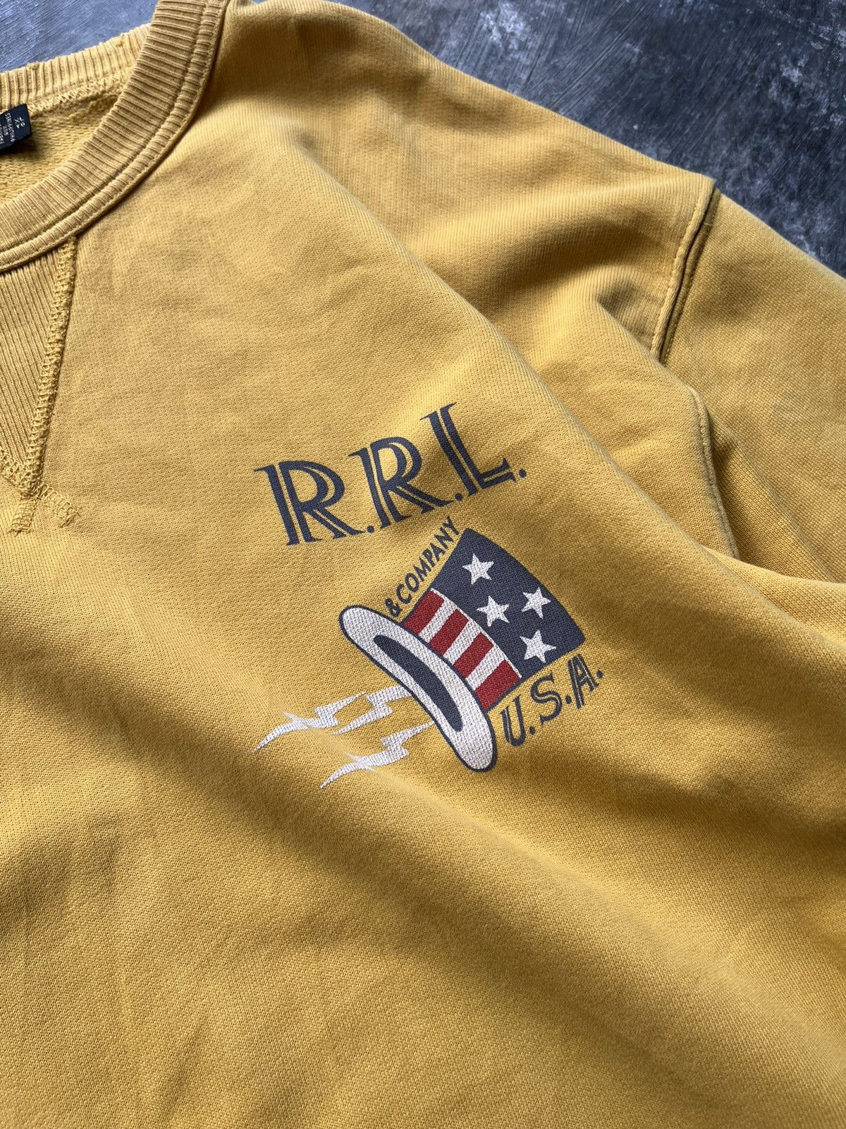 RRL Ralph Lauren Double rl rrl ralph lauren sweatshirt french terry graphic Size US XL / EU 56 / 4 - 3 Thumbnail