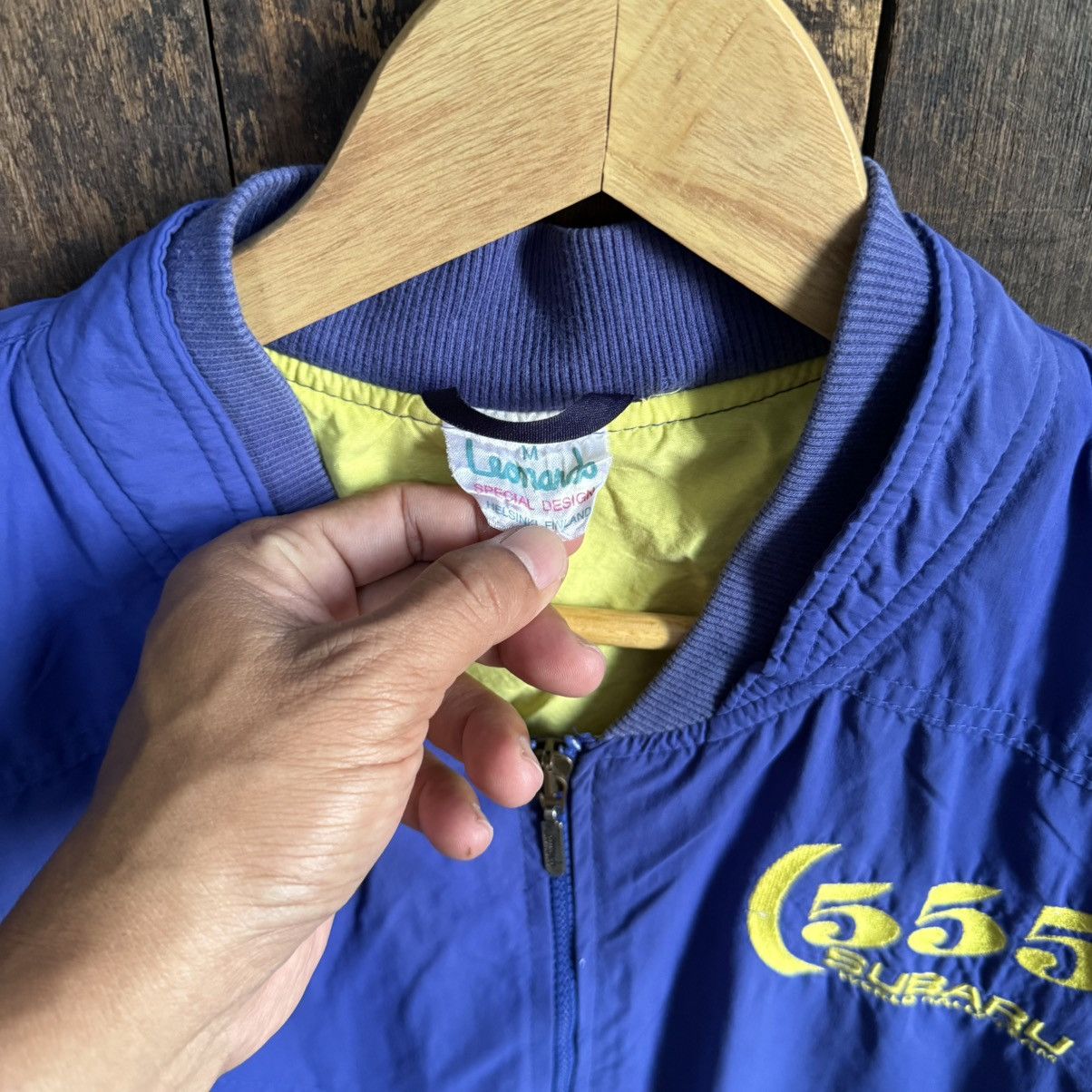 Vintage Vintage Subaru 555 Bomber Jacket Size US L / EU 52-54 / 3 - 5 Thumbnail