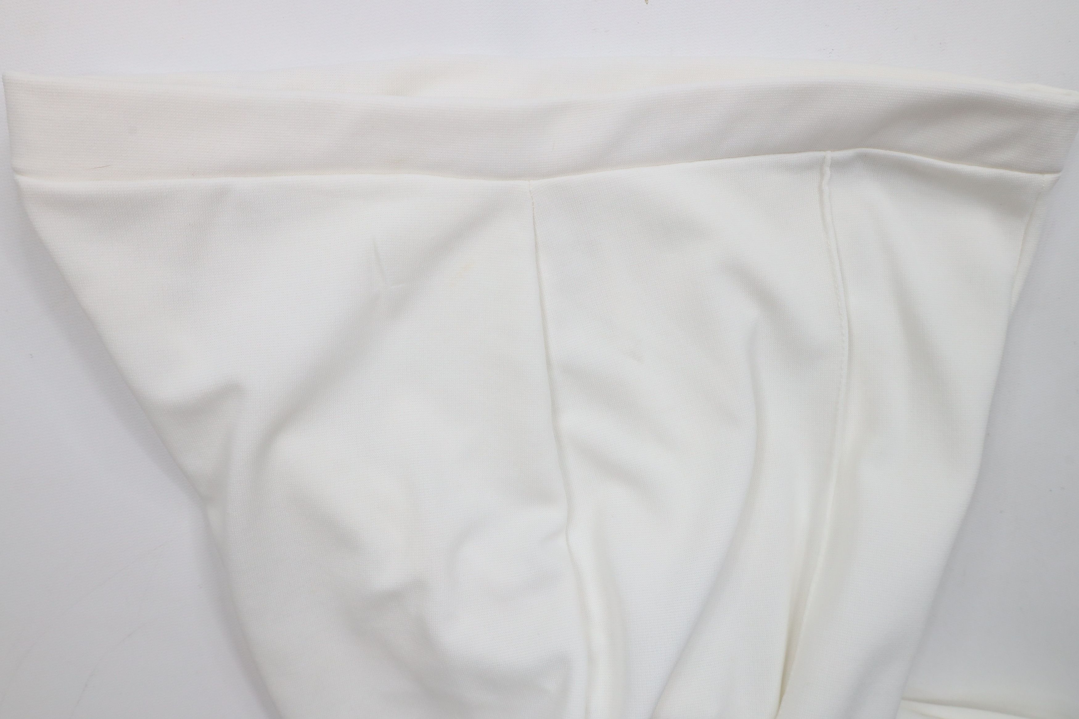 Vintage Vintage 70s Streetwear Knit Bell Bottoms Pants White USA Size 32" / US 10 / IT 46 - 8 Thumbnail