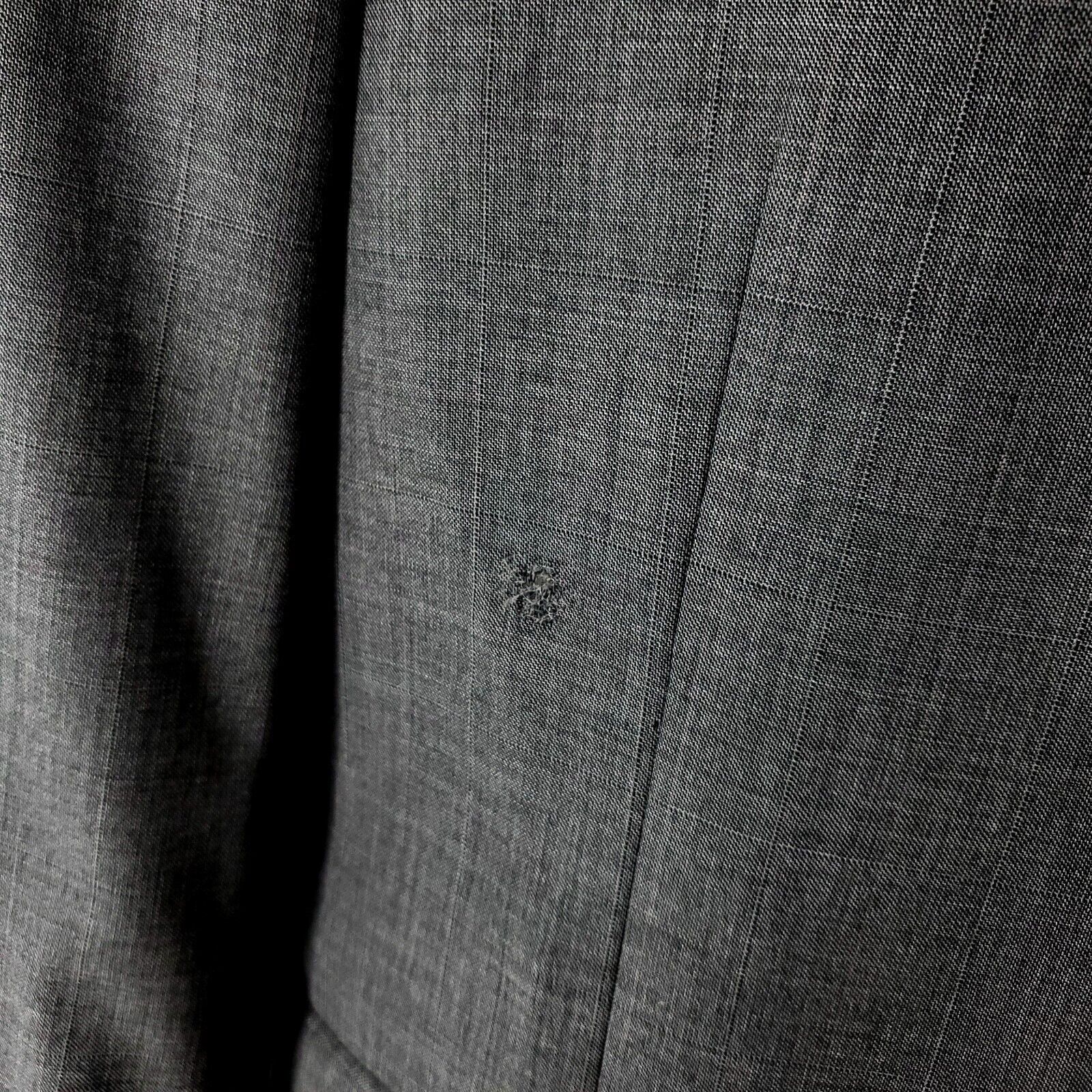 Joseph & Feiss DAMAGED Joseph & Feiss Super 100s Wool 2 Button Blazer 44R O Size 44R - 3 Thumbnail