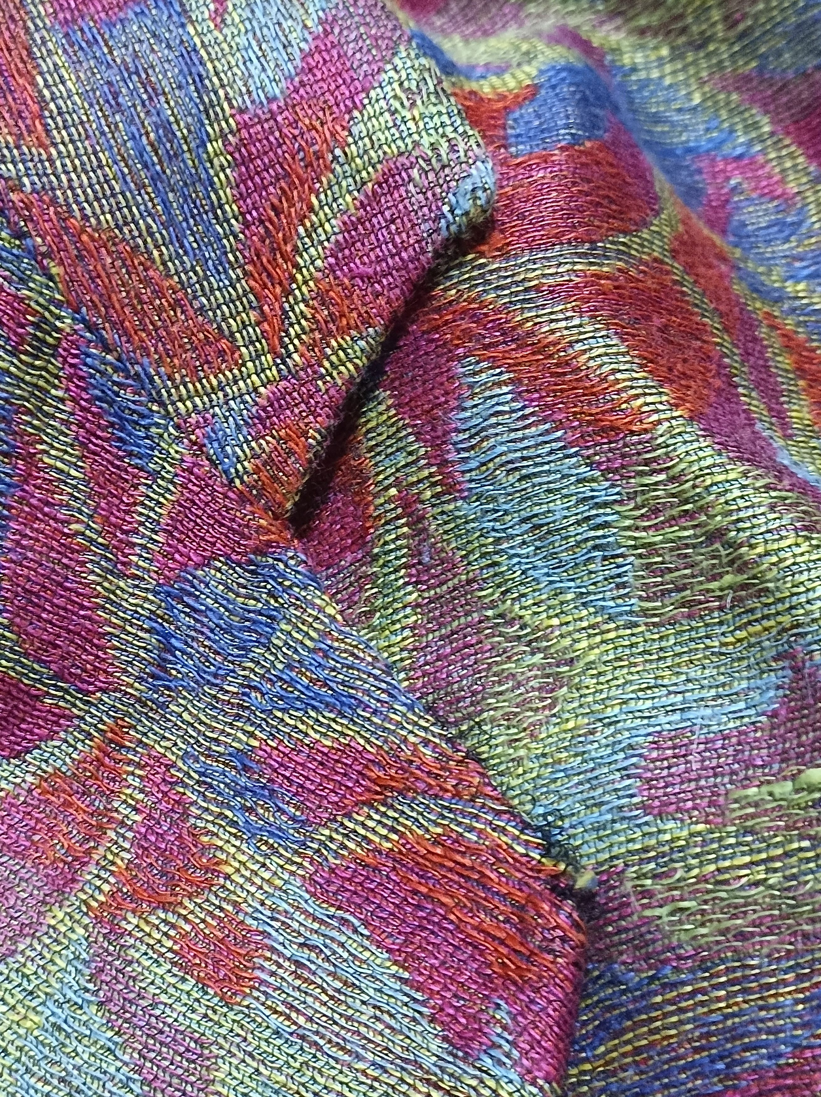 Missoni × Vintage MISSONI Donna Floral Print Linen Blend Skirt Suit IT44 Size M / US 6-8 / IT 42-44 - 14 Thumbnail