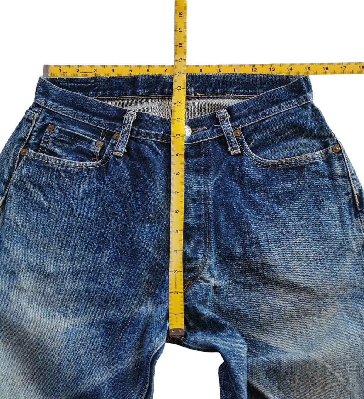 Denime × Japanese Brand × Vintage Denime Vintage Selvedge Size 30x38 Size US 30 / EU 46 - 11 Thumbnail