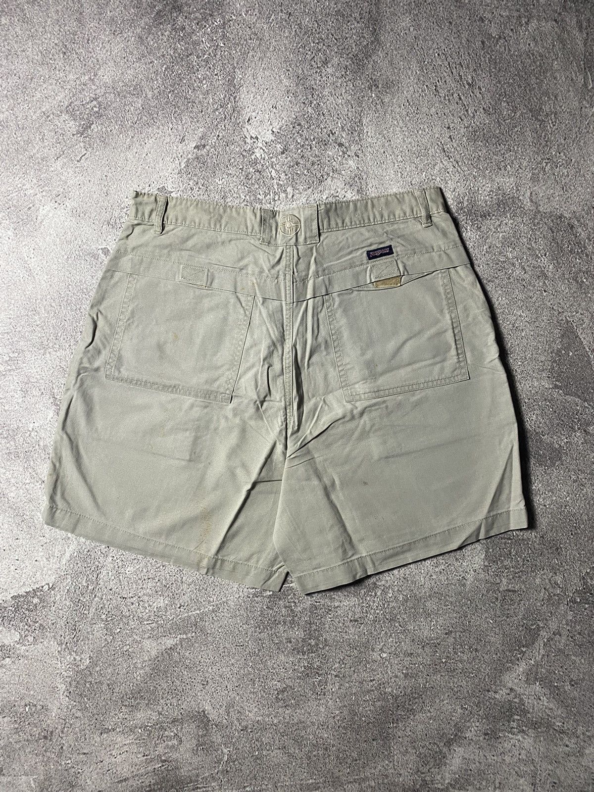 Jansport Vintage Safari Shorts Garment Dyed 90s Size US 31 - 6 Thumbnail