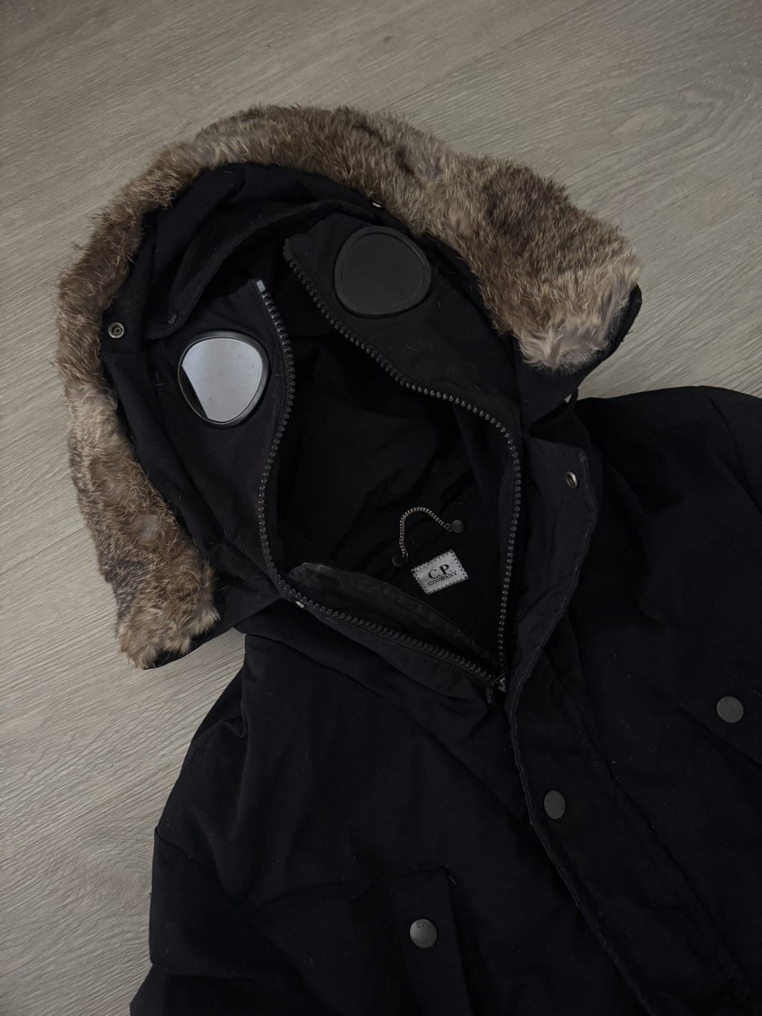 C.P. Company Cp company google len fur mask face Norge Puffer down jacket Size US M / EU 48-50 / 2 - 3 Thumbnail