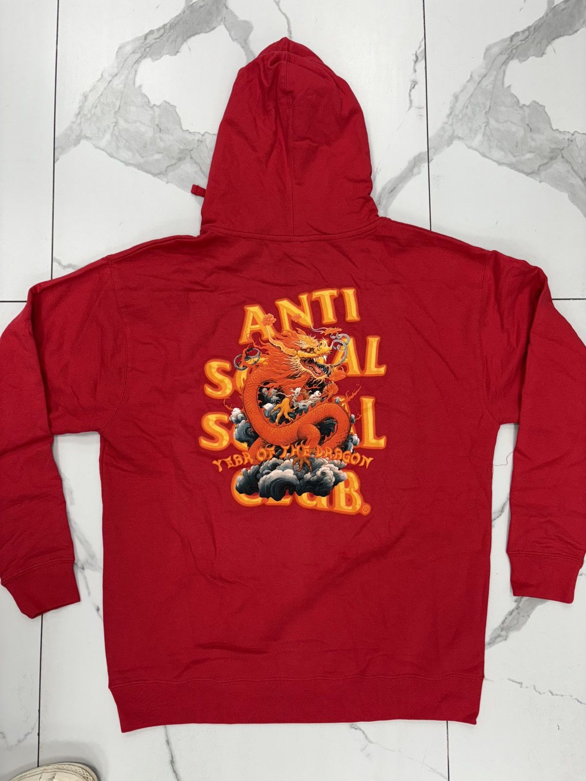 Anti Social Social Club Anti Social Social Club No Sympathy Hoodie "Red" Size US XL / EU 56 / 4 - 3 Thumbnail